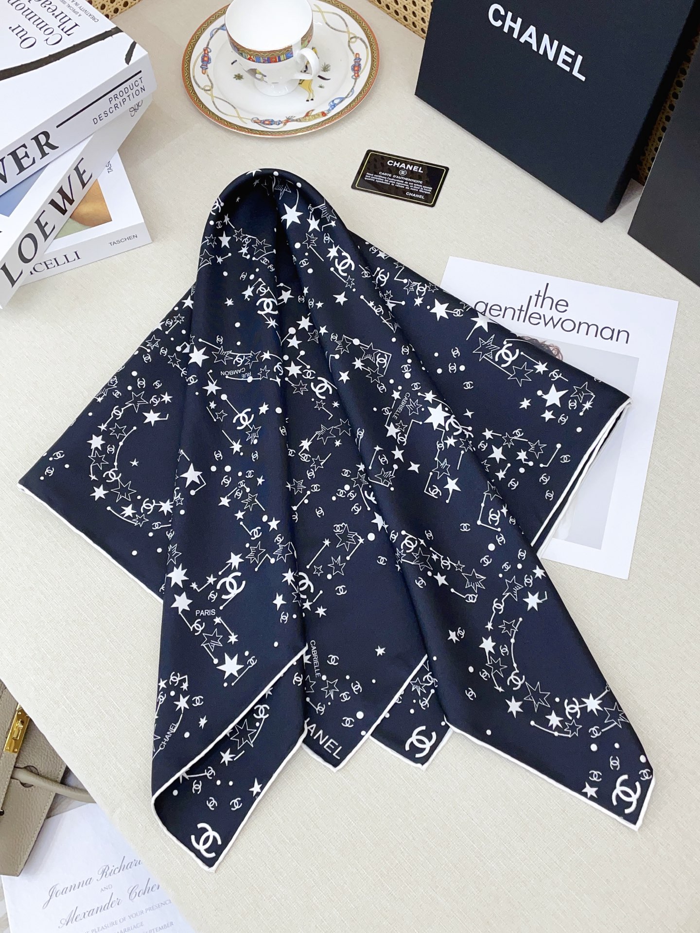 ✨✨【18姆米 双面同色】新款小香【星空组合】‼️美翻了流泪御用殿堂级极品‼️经典元素图案设计风格❗️美