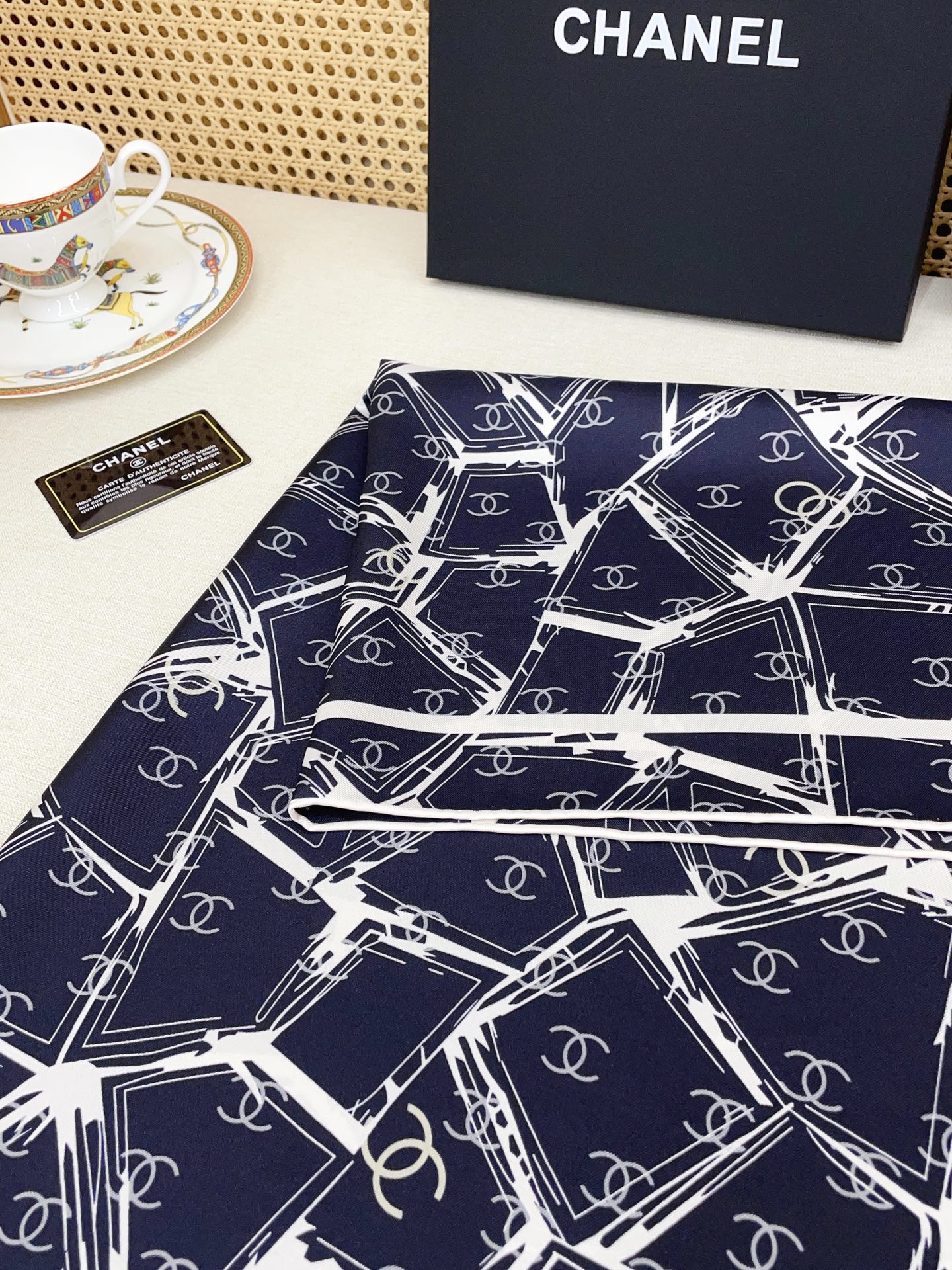 ✨✨【18姆米 双面同色】新款小香‼️美翻了流泪最新御用殿堂级极品‼️经典元素图案设计风格❗️美丽至极 