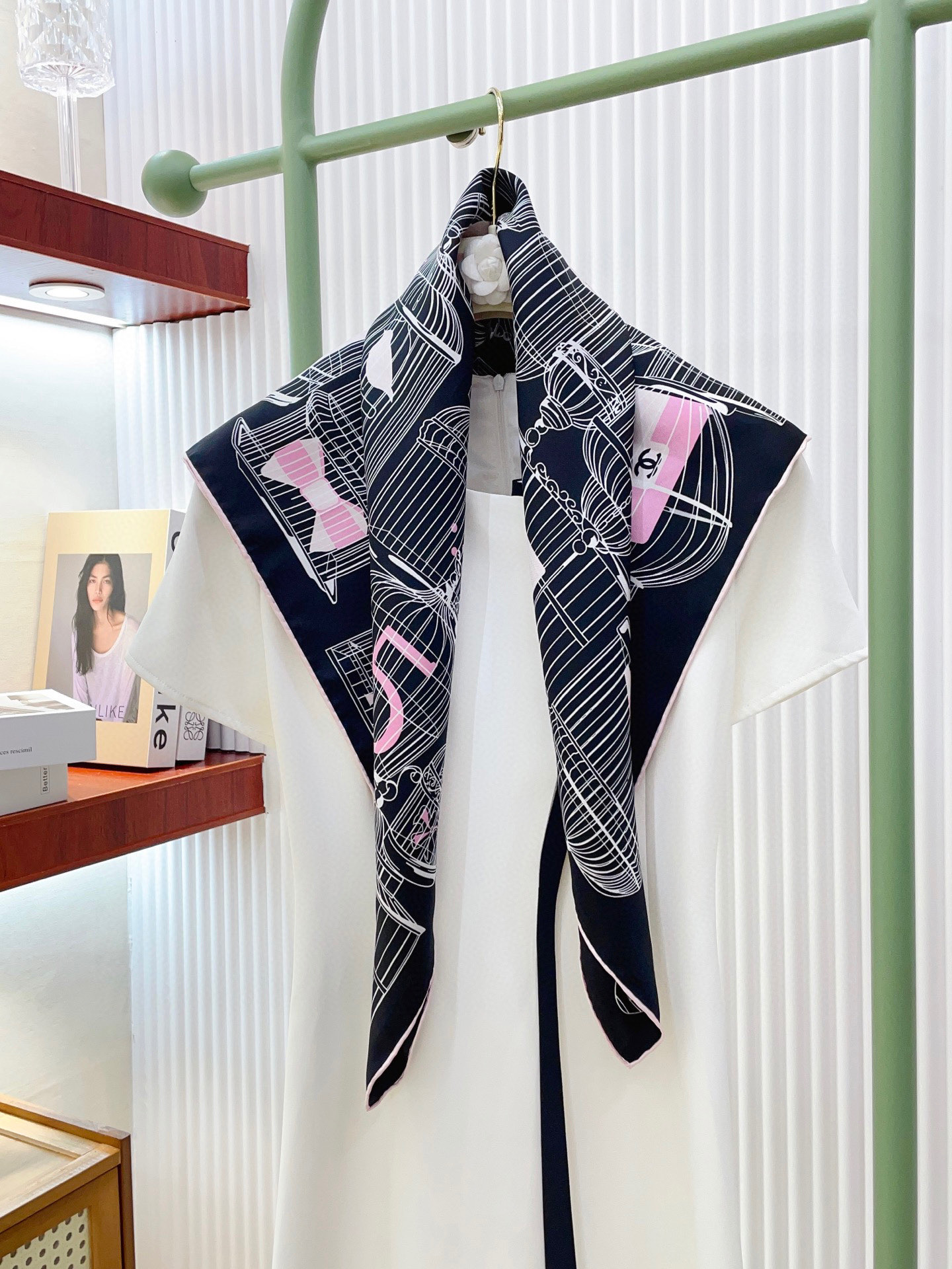 ✨✨【18姆米 双面同色】新款小香【创意鸟笼】‼️美翻了[流泪]御用殿堂级极品‼️经典元素图案设计风格❗