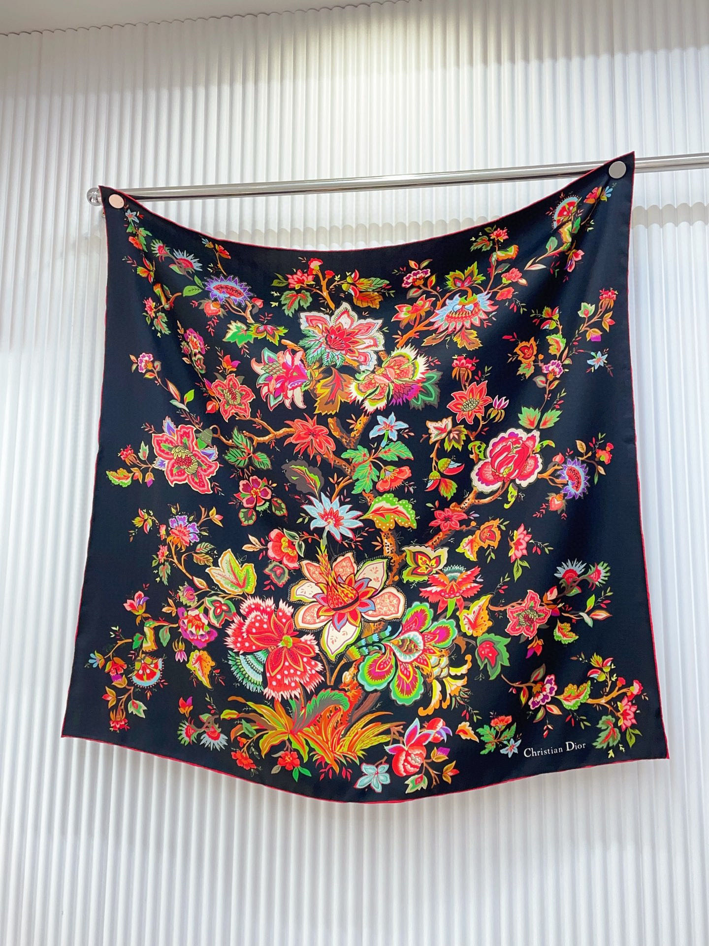 ✨✨【16姆米 单面】高级感爆棚❗️CD【花卉印花 90】高级时髦风‼️配色非常考究，图案匠心，上身简直