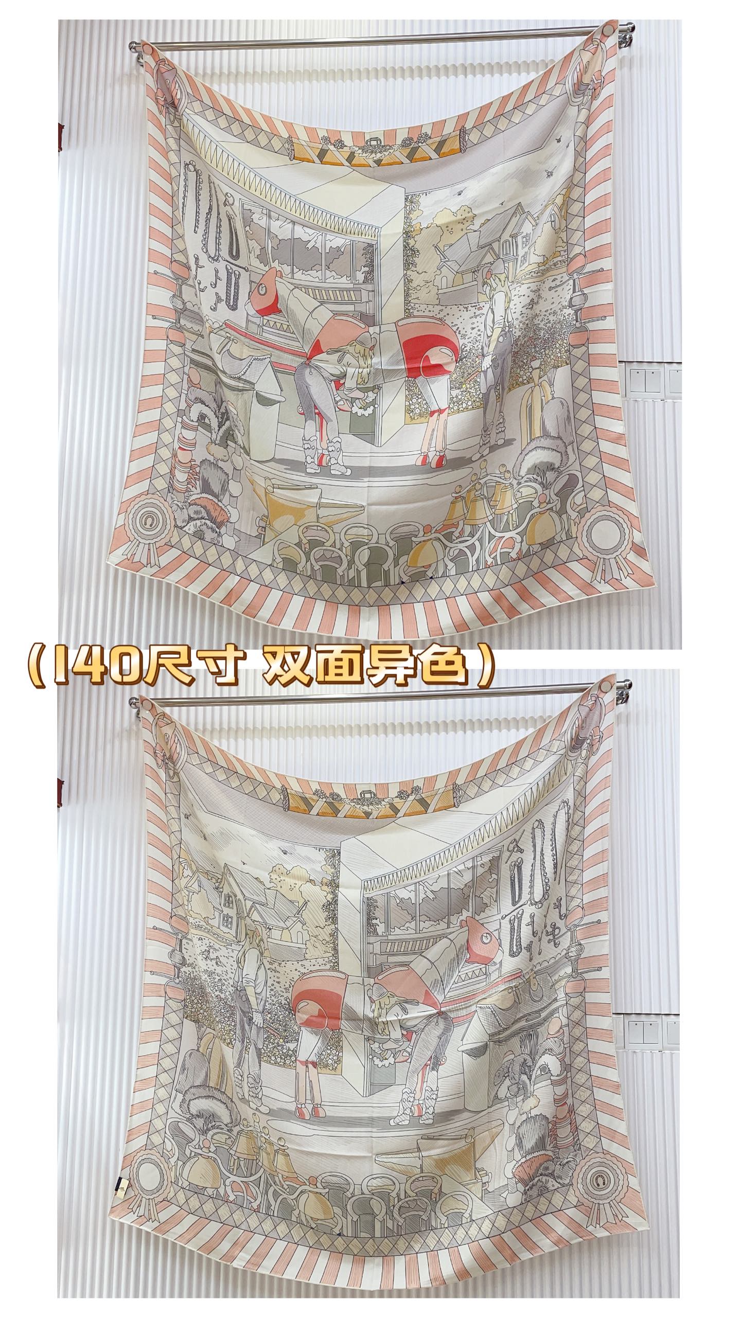 ✨✨【双面异色 丝毛款】H家羊绒新款 买了都说好看‼️推荐💕双面同色羊绒方巾‼️H家ZG爆款🎁💟立体呈现