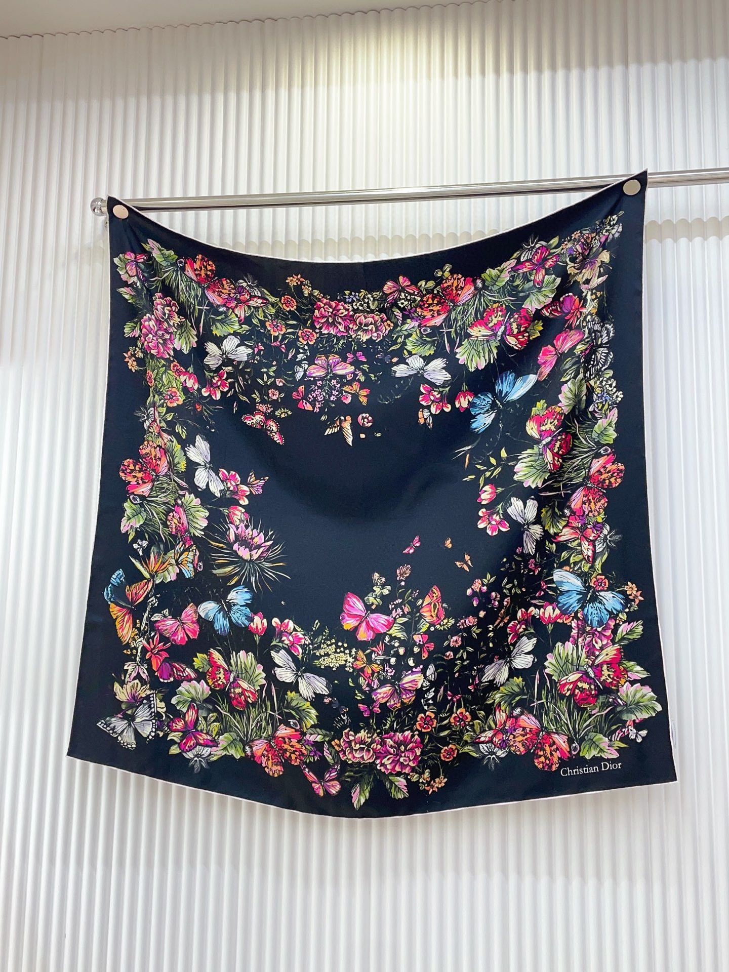 ✨✨【16姆米 单面】高级感爆棚❗️CD【花卉印花 90】高级时髦风‼️配色非常考究，图案匠心，上身简直