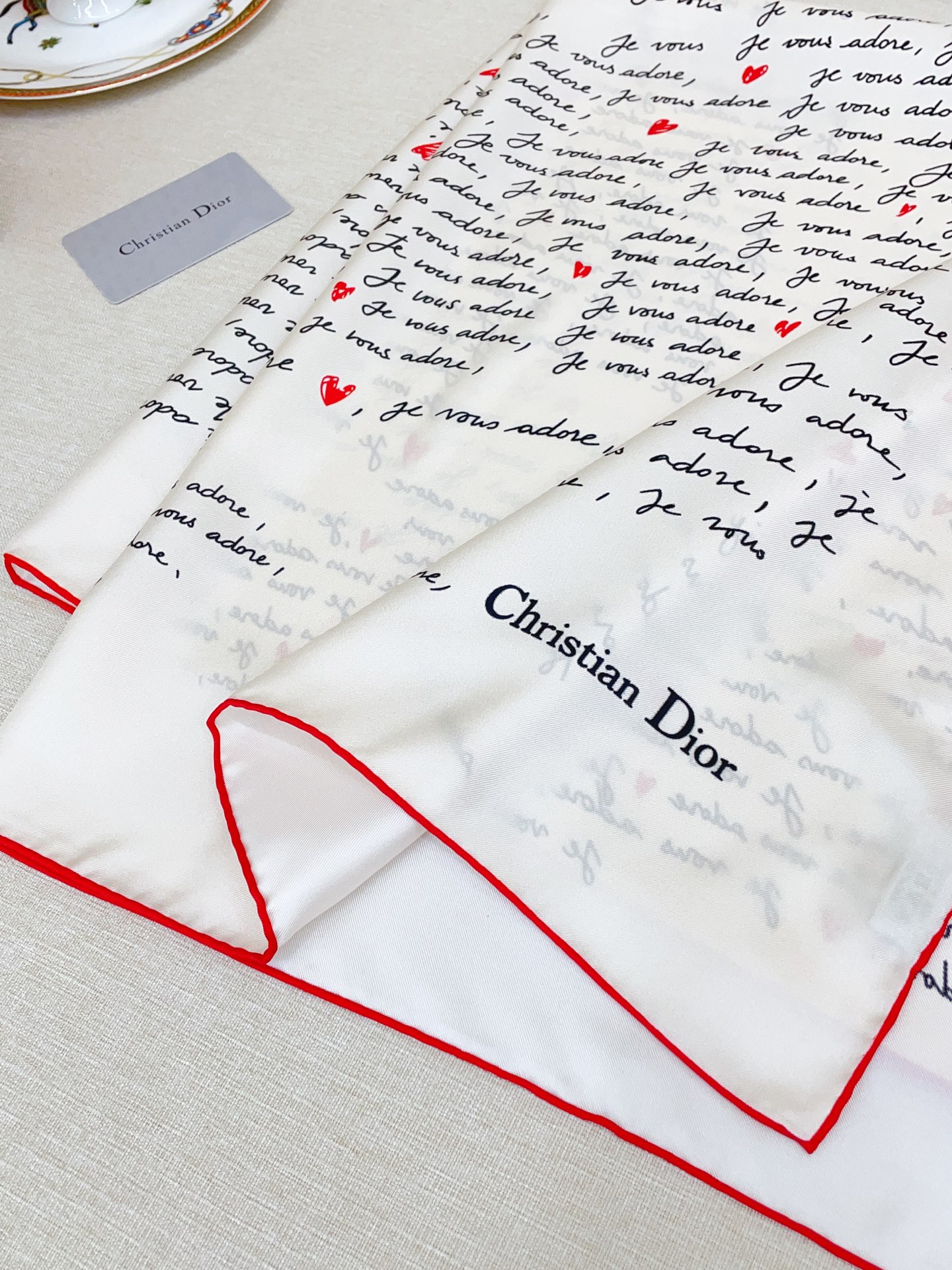 ✨✨【16姆米 单面】高级感爆棚❗️CD【爱心字母 90】高级时髦风‼️配色非常考究，图案匠心，上身简直