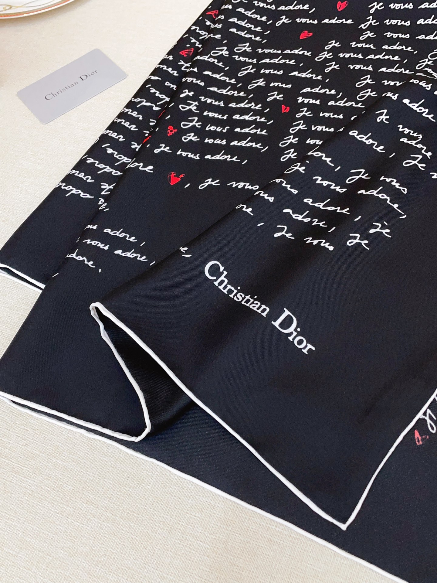 ✨✨【16姆米 单面】高级感爆棚❗️CD【爱心字母 90】高级时髦风‼️配色非常考究，图案匠心，上身简直