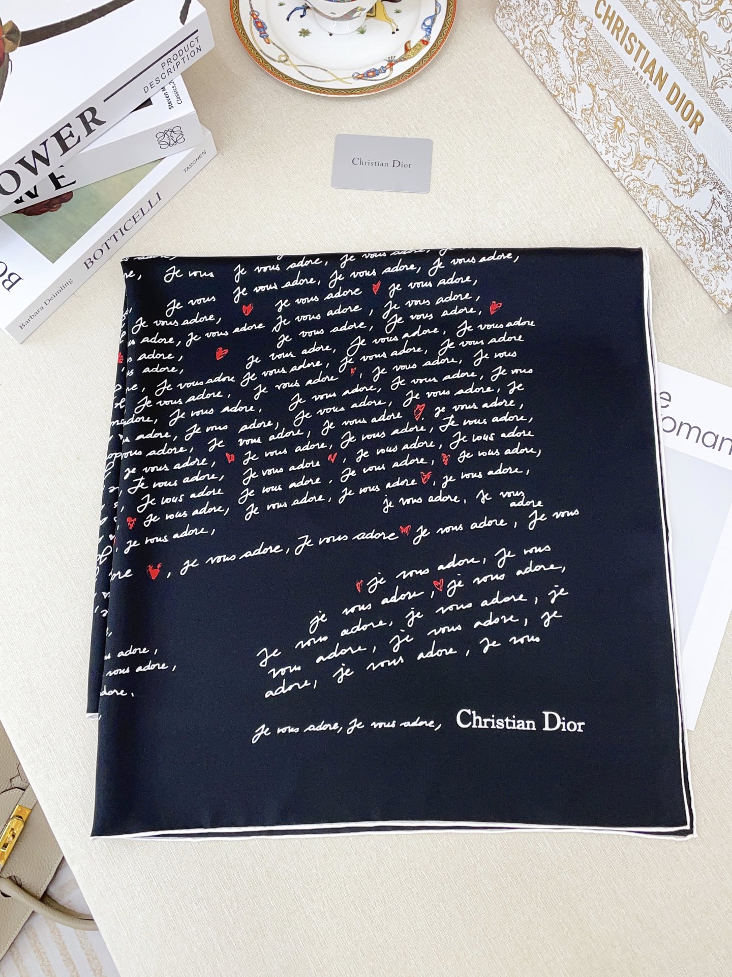 ✨✨【16姆米 单面】高级感爆棚❗️CD【爱心字母 90】高级时髦风‼️配色非常考究，图案匠心，上身简直