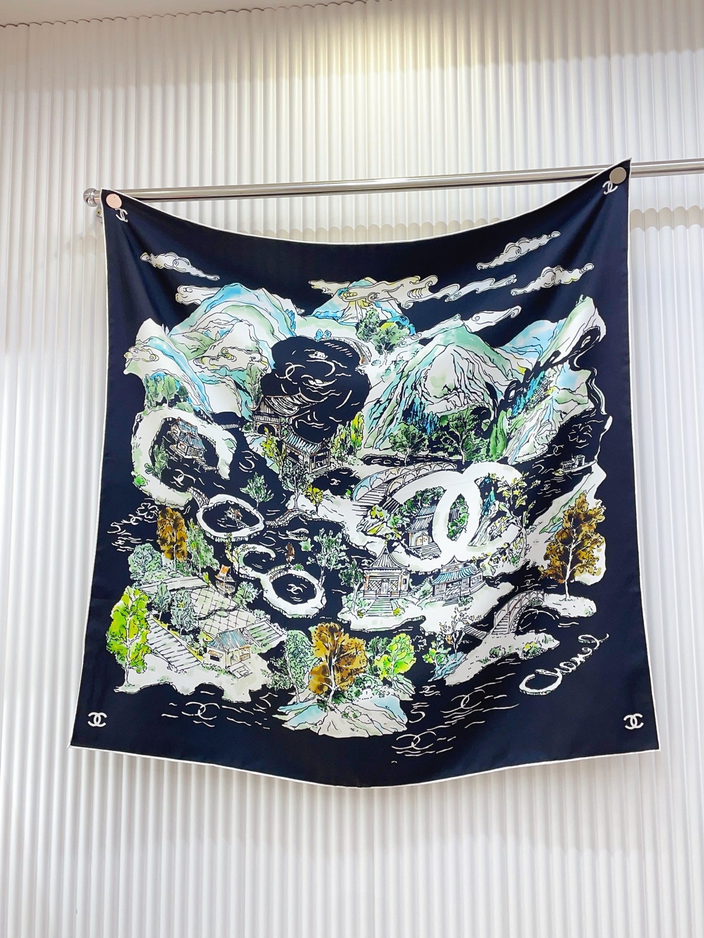 ✨✨【18姆米 双面同色】新款小香‼️美翻了流泪最新御用殿堂级极品‼️经典元素图案设计风格❗️美丽至极 