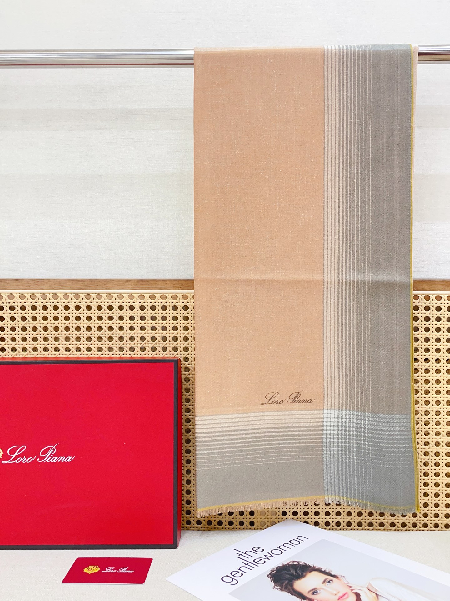 ✨✨【LP格子条边110】‼️♨️高尖端产物⚠️重磅呈现 ，绝无仅有 史无前例 100%纯山羊绒 手感好