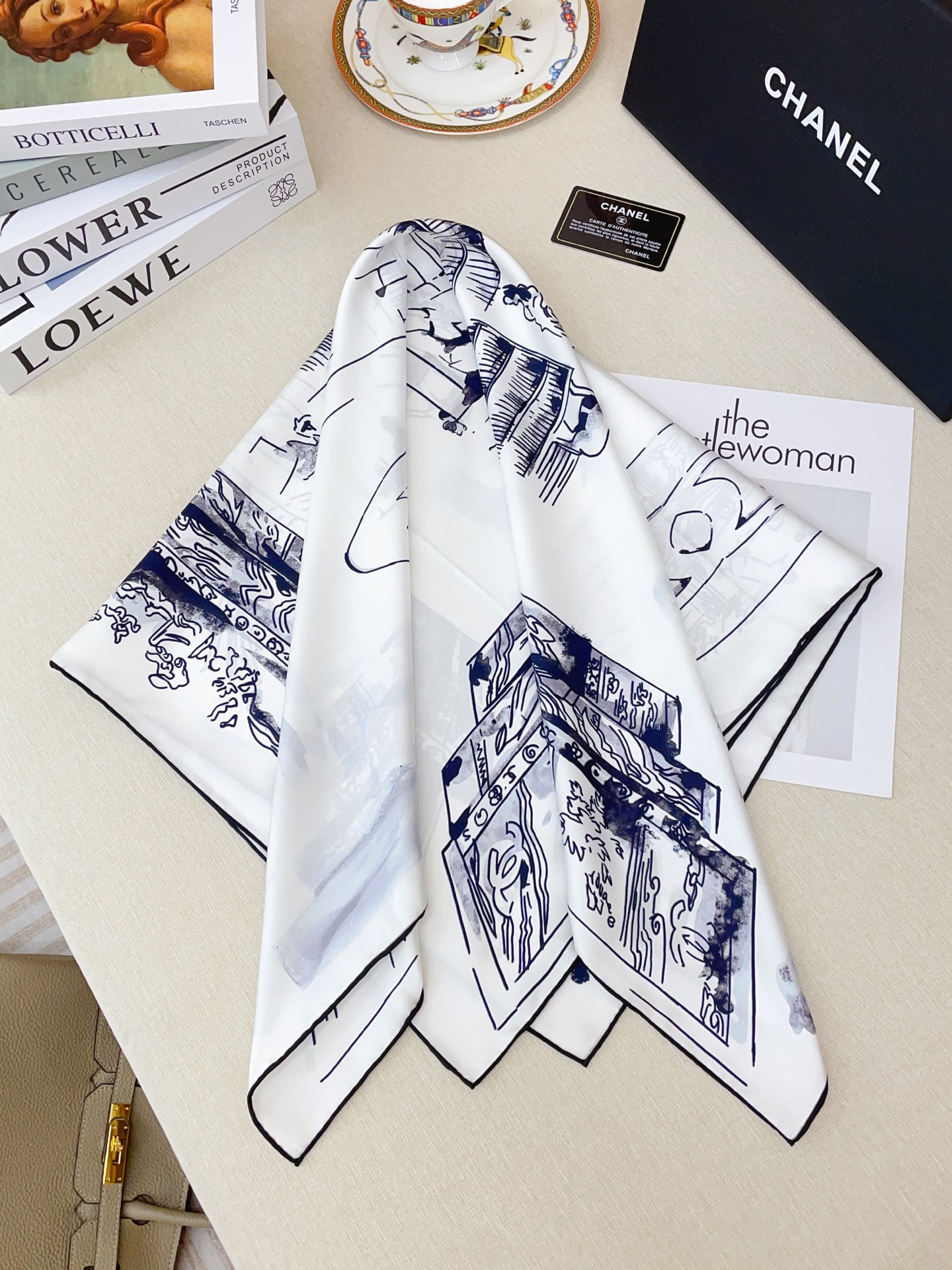 ✨✨【18姆米 双面同色】新款小香‼️美翻了流泪最新御用殿堂级极品‼️经典元素图案设计风格❗️美丽至极 