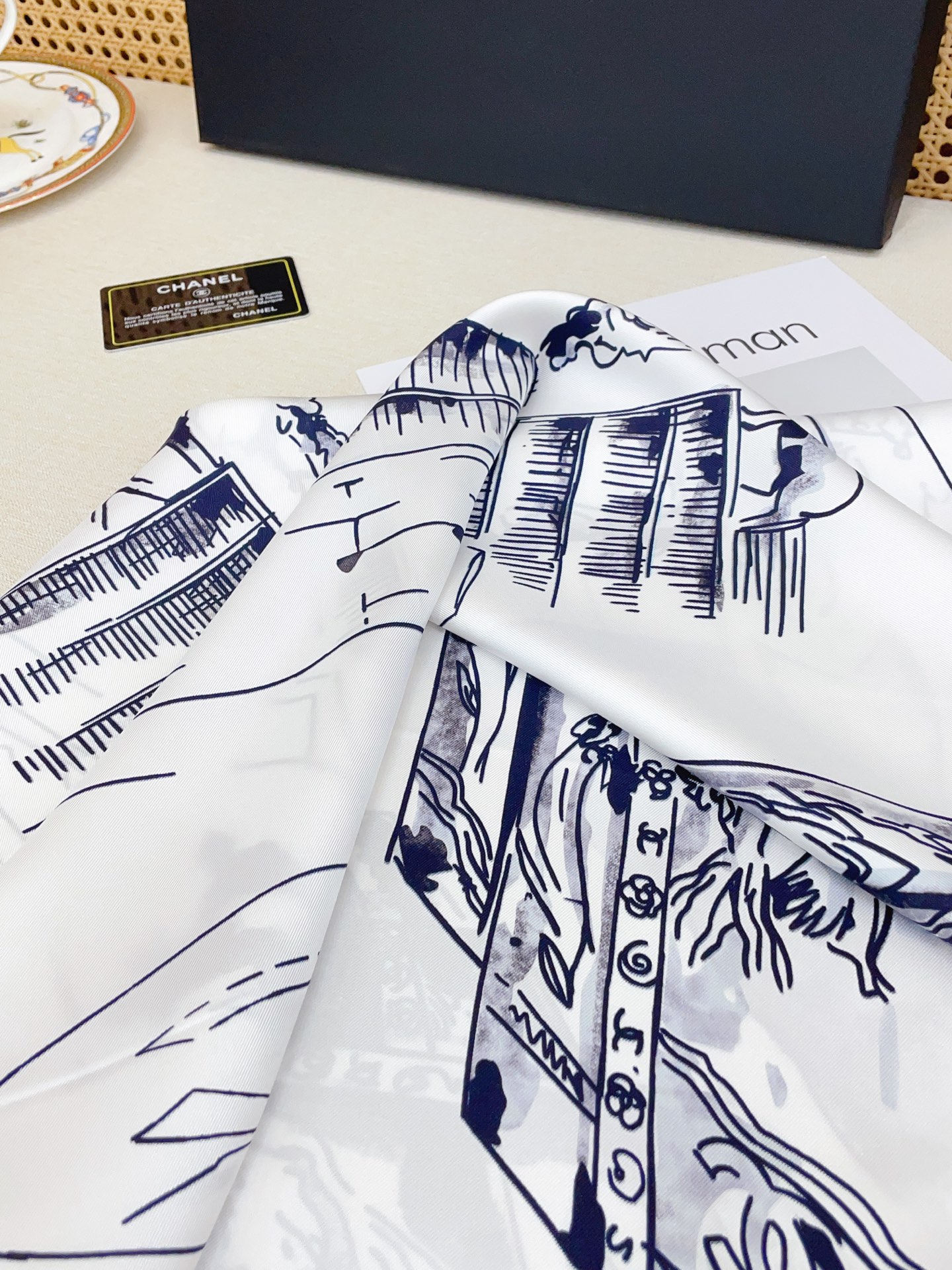 ✨✨【18姆米 双面同色】新款小香‼️美翻了流泪最新御用殿堂级极品‼️经典元素图案设计风格❗️美丽至极 