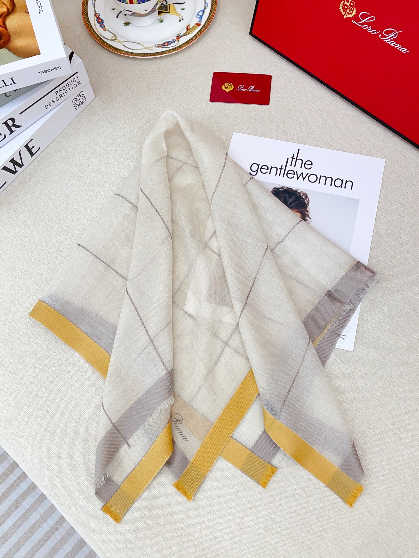 ✨✨【LP格子条边70】‼️♨️高尖端产物⚠️重磅呈现 ，绝无仅有 史无前例 100%纯山羊绒 手感好到