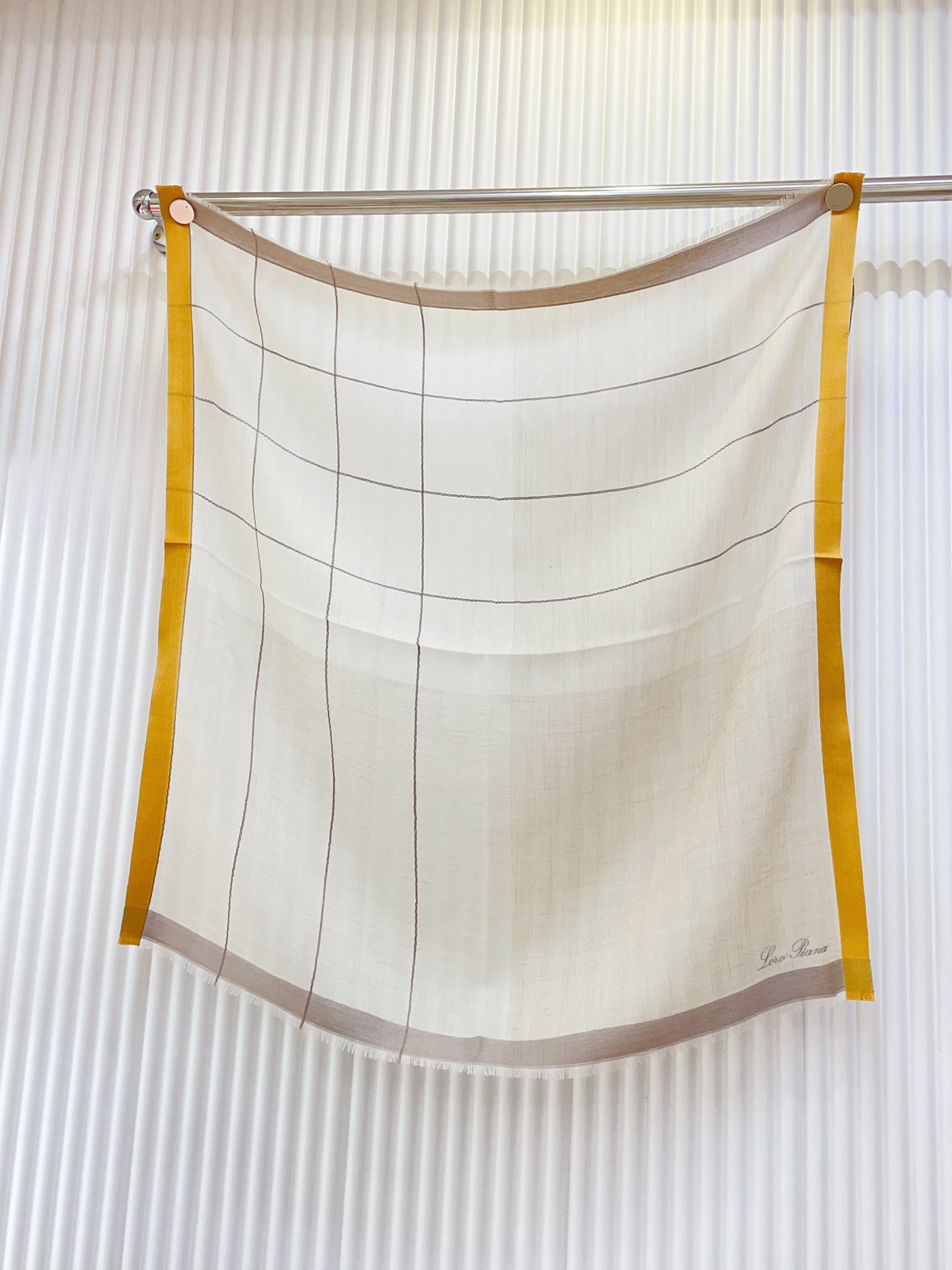 ✨✨【LP格子条边70】‼️♨️高尖端产物⚠️重磅呈现 ，绝无仅有 史无前例 100%纯山羊绒 手感好到