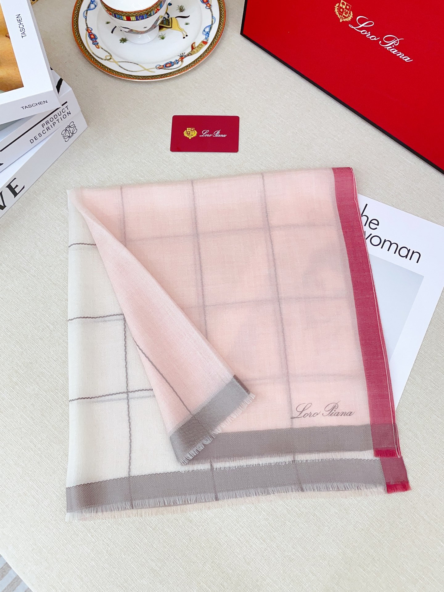 ✨✨【LP格子条边70】‼️♨️高尖端产物⚠️重磅呈现 ，绝无仅有 史无前例 100%纯山羊绒 手感好到