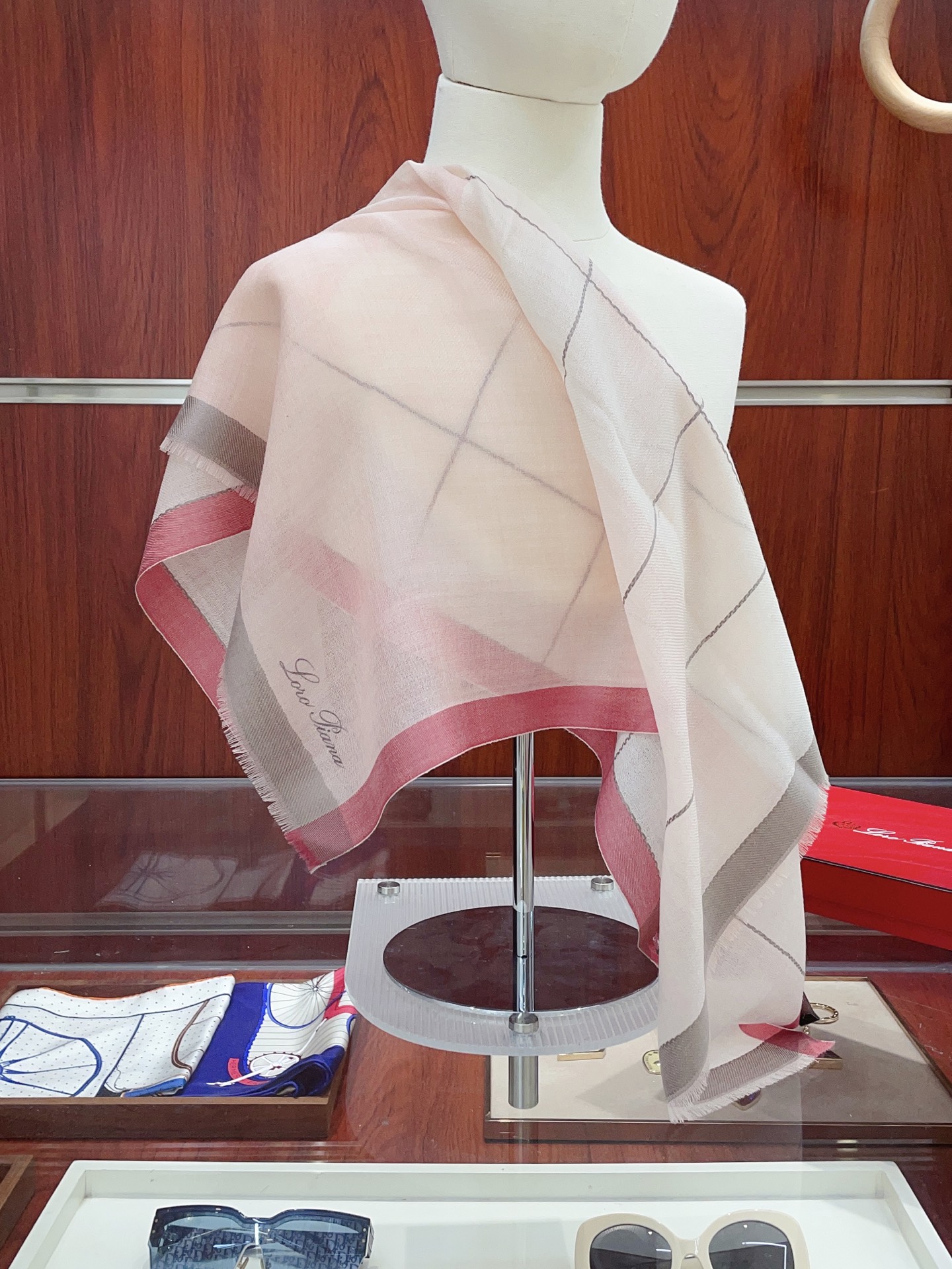 ✨✨【LP格子条边70】‼️♨️高尖端产物⚠️重磅呈现 ，绝无仅有 史无前例 100%纯山羊绒 手感好到