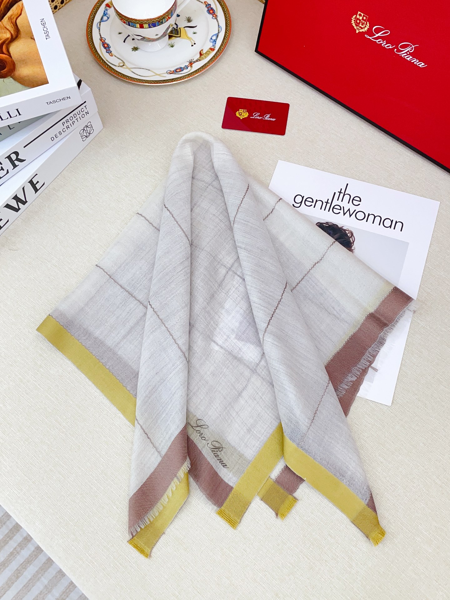 ✨✨【LP格子条边70】‼️♨️高尖端产物⚠️重磅呈现 ，绝无仅有 史无前例 100%纯山羊绒 手感好到