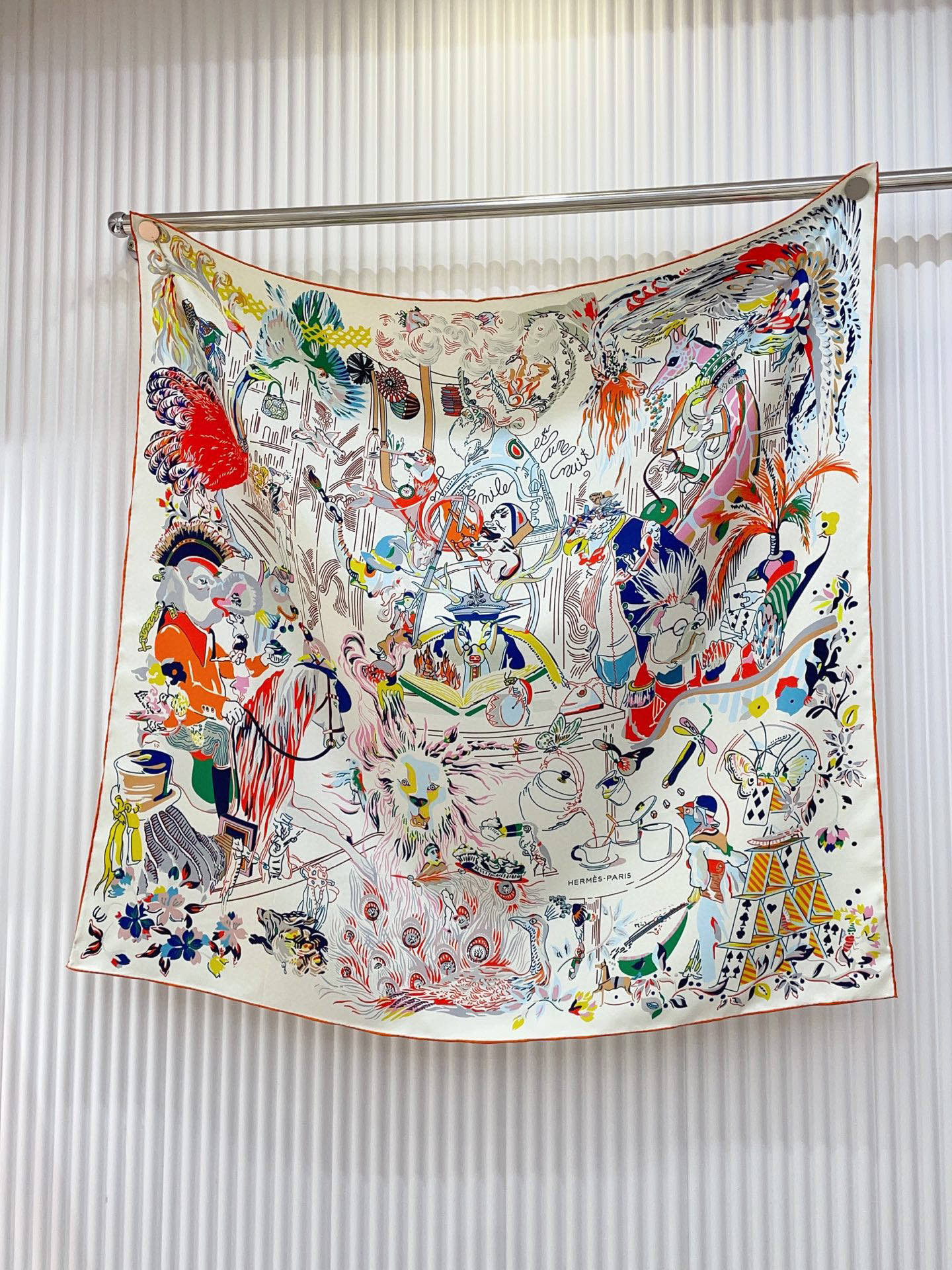 ✨✨【18姆米 双面同色】H**S真丝新款🆕👏👏买了都说好看‼️推荐💕【埃米尔之夜90】真丝方巾，顶级工