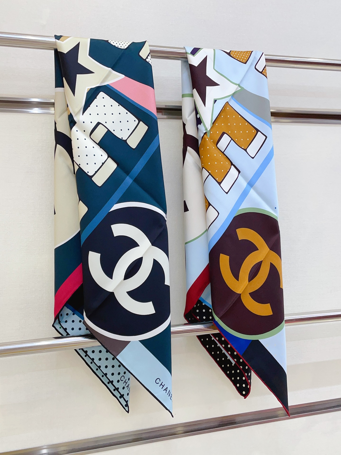 ✨✨【18姆米 双面同色】新款小香【经典元素组合】‼️美翻了流泪御用殿堂级极品‼️经典元素图案设计风格❗