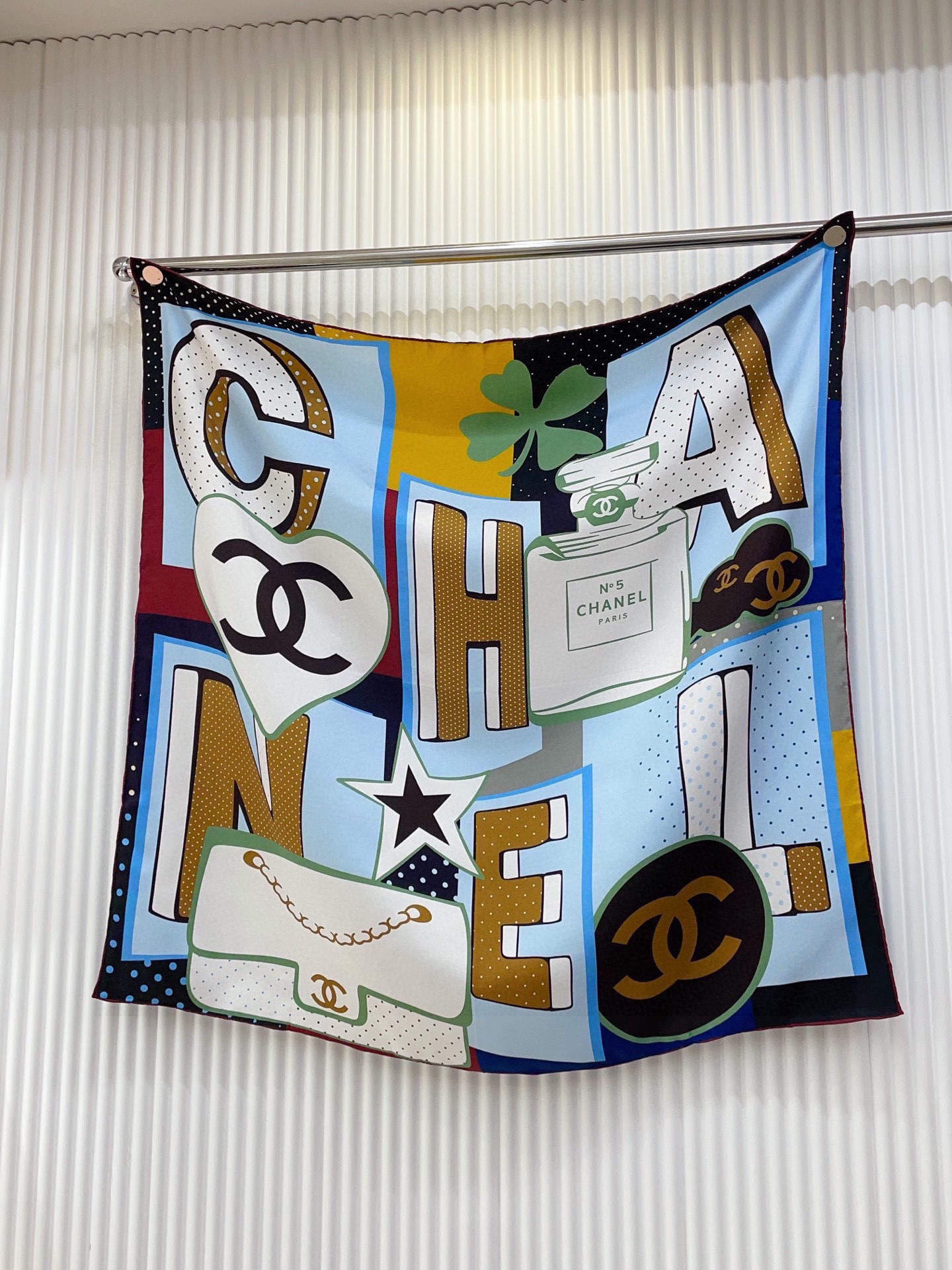 ✨✨【18姆米 双面同色】新款小香【经典元素组合】‼️美翻了流泪御用殿堂级极品‼️经典元素图案设计风格❗