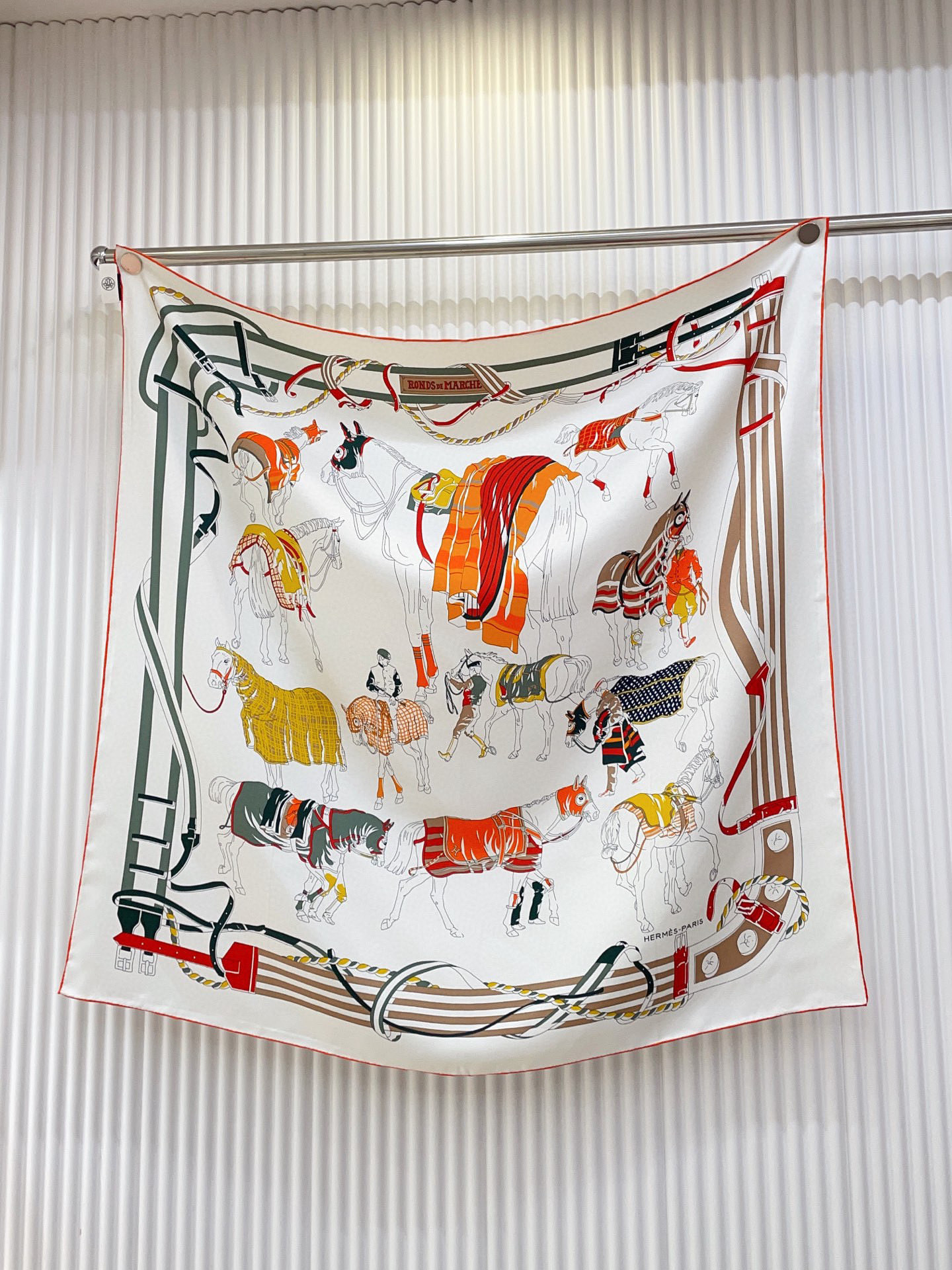 ✨✨【18姆米 双面同色】H**S真丝新款🆕👏👏买了都说好看‼️推荐💕【圆场漫步90】真丝方巾，顶级工艺