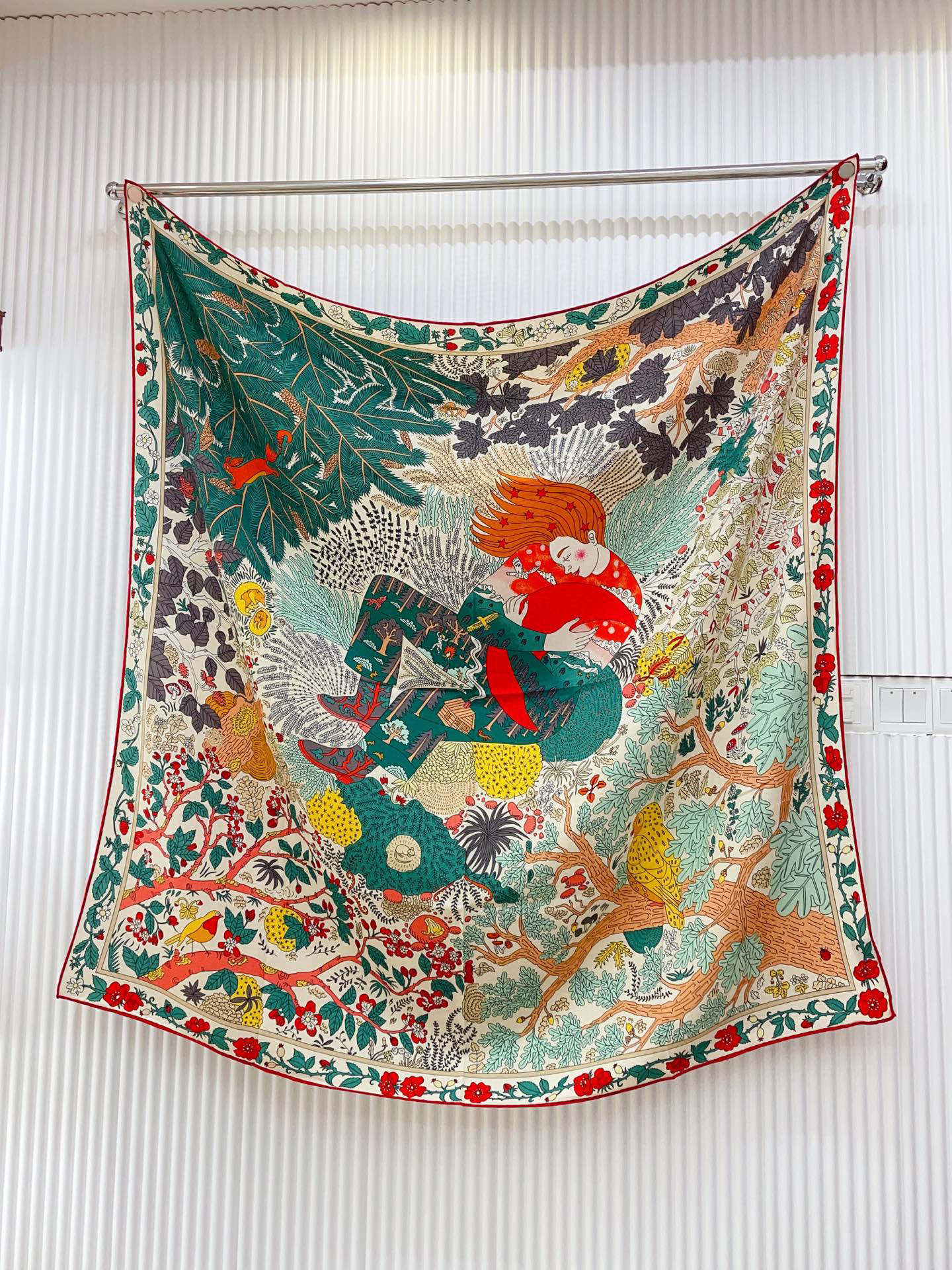 ✨✨【双面同色 丝毛款】H家羊绒新款 买了都说好看‼️推荐💕【于月神之杯 140】羊绒方巾‼️H家ZG爆