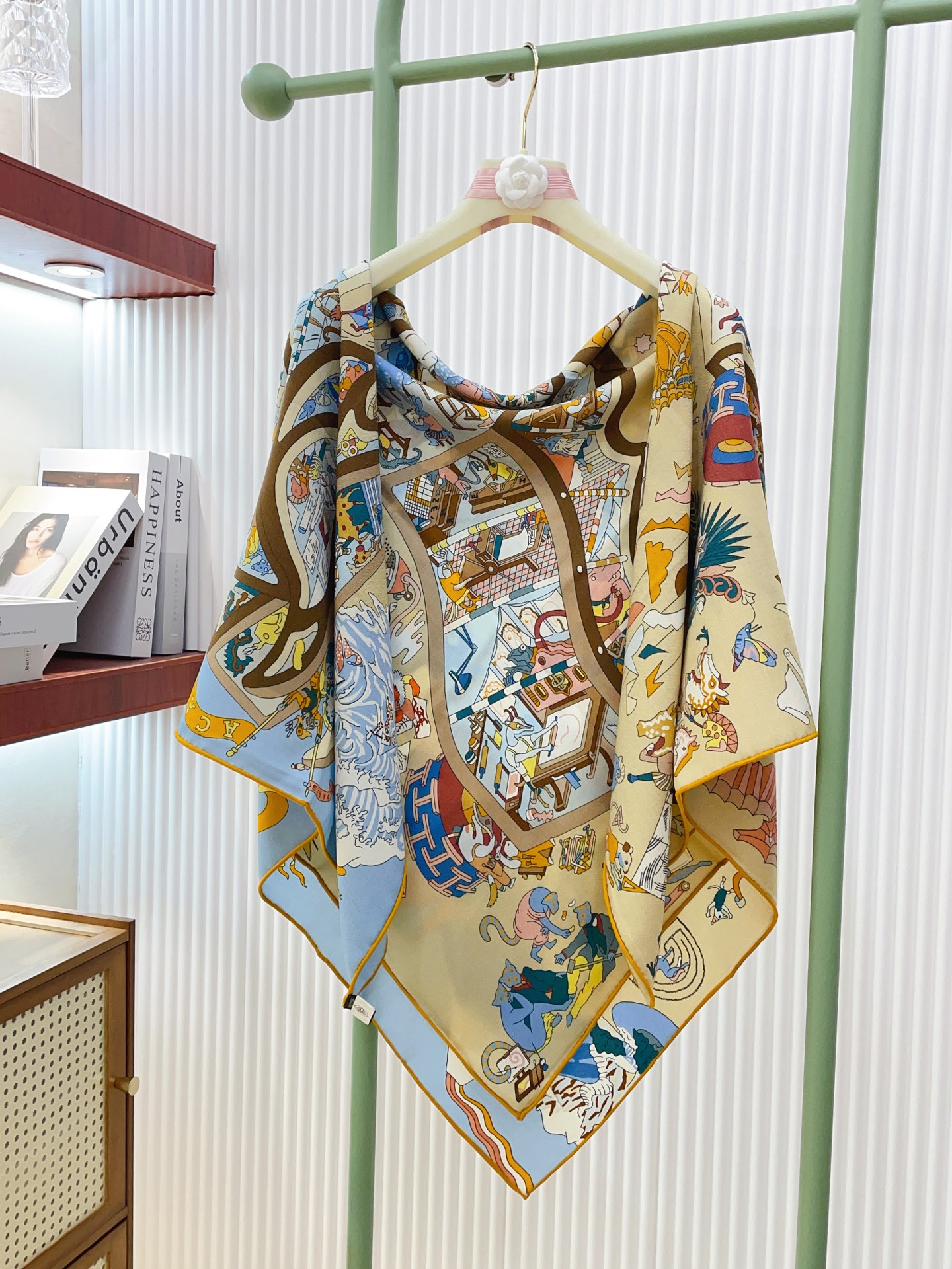 ✨✨【双面同色 丝毛款】H家羊绒新款 买了都说好看‼️推荐💕【马术学院 140】羊绒方巾‼️H家ZG爆款