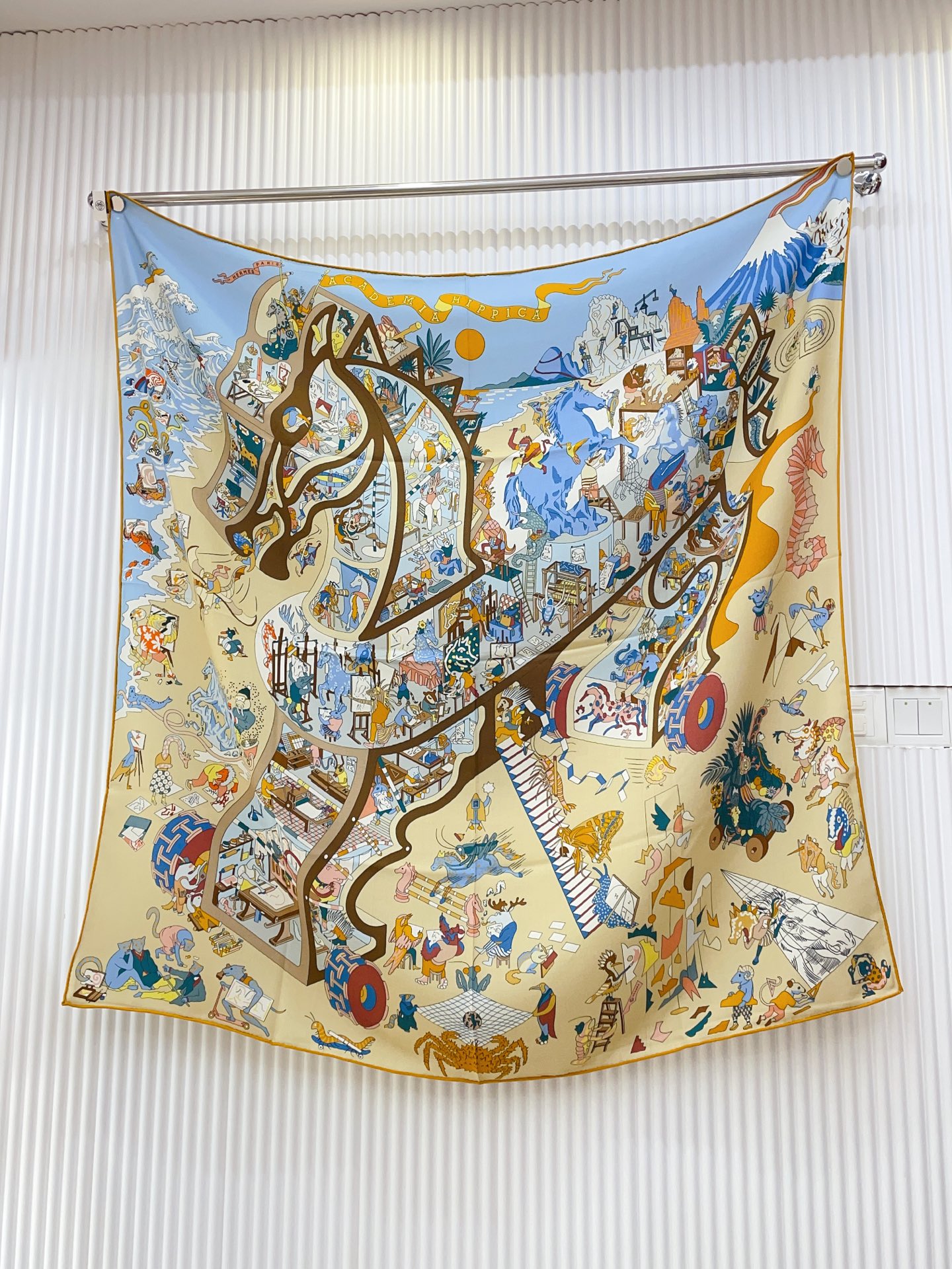 ✨✨【双面同色 丝毛款】H家羊绒新款 买了都说好看‼️推荐💕【马术学院 140】羊绒方巾‼️H家ZG爆款