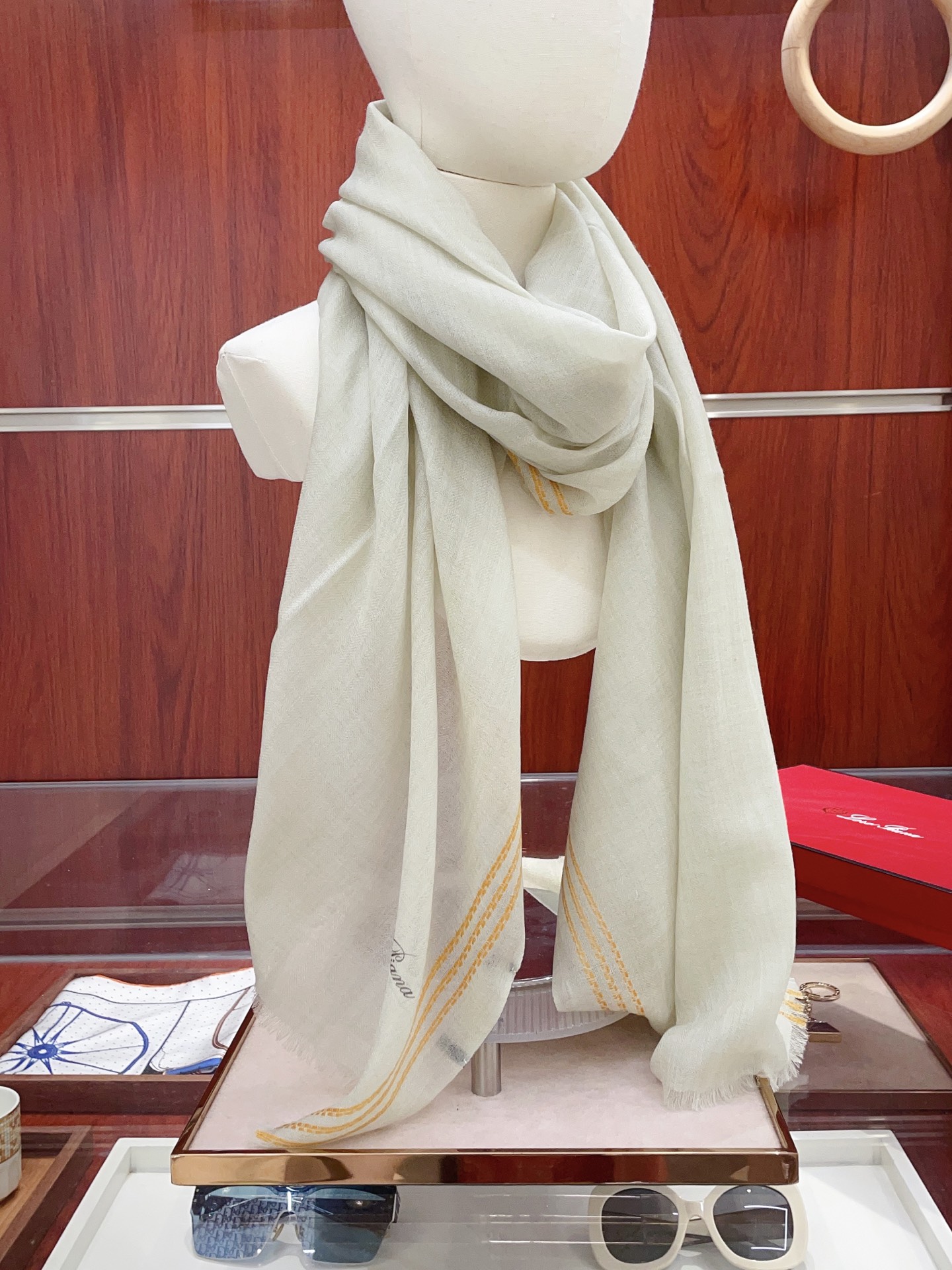 ✨✨【LP格纯色线条长巾】‼️♨️高尖端产物⚠️重磅呈现 ，绝无仅有 史无前例 100%纯山羊绒 手感好