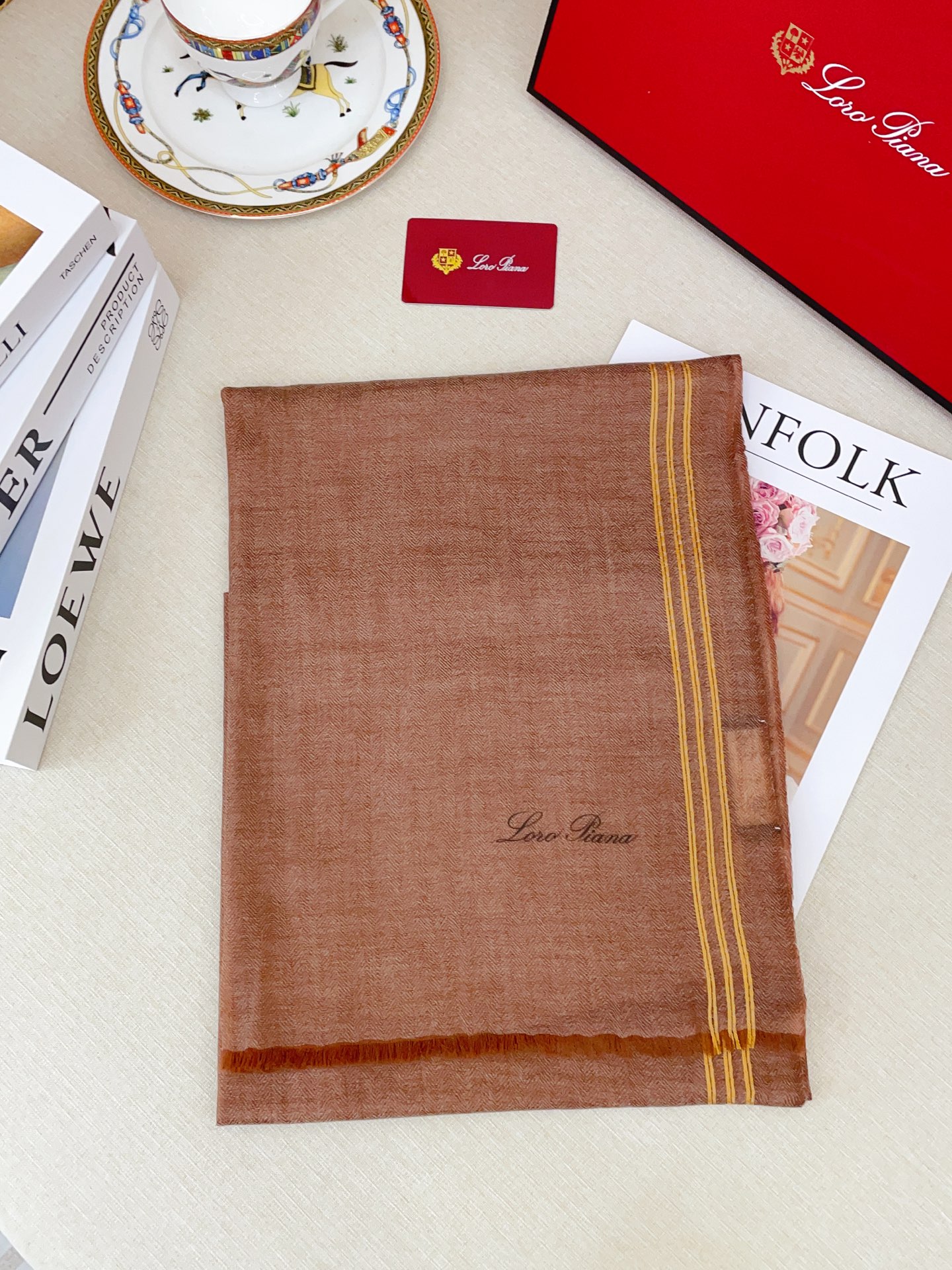 ✨✨【LP格纯色线条长巾】‼️♨️高尖端产物⚠️重磅呈现 ，绝无仅有 史无前例 100%纯山羊绒 手感好