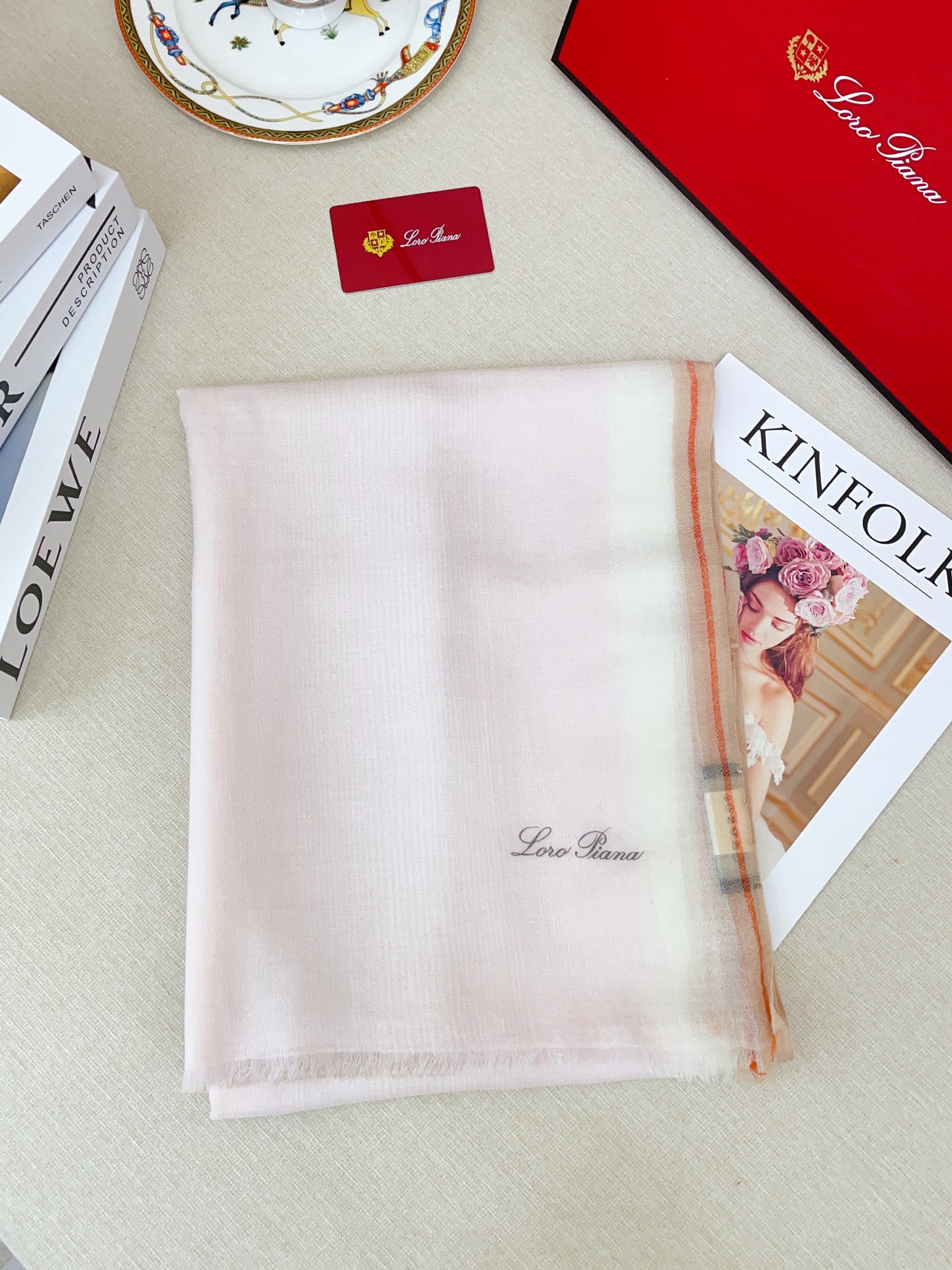 ✨✨【LP格纯色竖条纹长巾】‼️♨️高尖端产物⚠️重磅呈现 ，绝无仅有 史无前例 100%纯山羊绒 手感