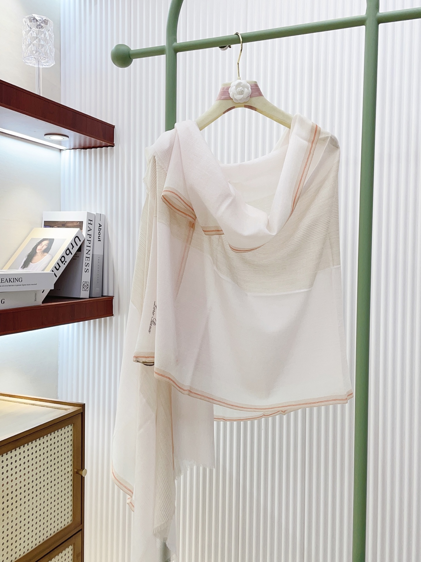 ✨✨【LP格纯色竖条纹长巾】‼️♨️高尖端产物⚠️重磅呈现 ，绝无仅有 史无前例 100%纯山羊绒 手感