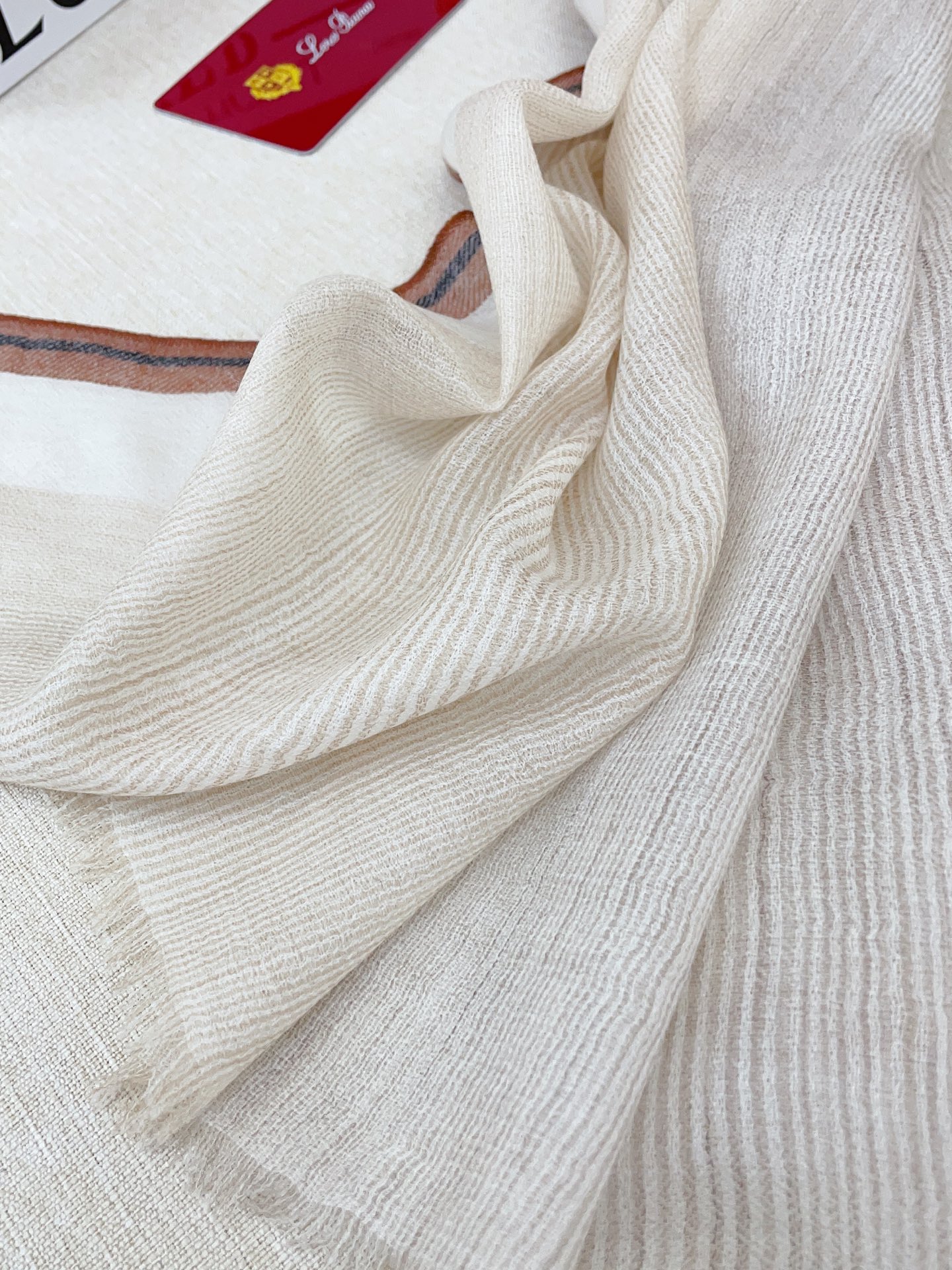 ✨✨【LP格纯色竖条纹长巾】‼️♨️高尖端产物⚠️重磅呈现 ，绝无仅有 史无前例 100%纯山羊绒 手感