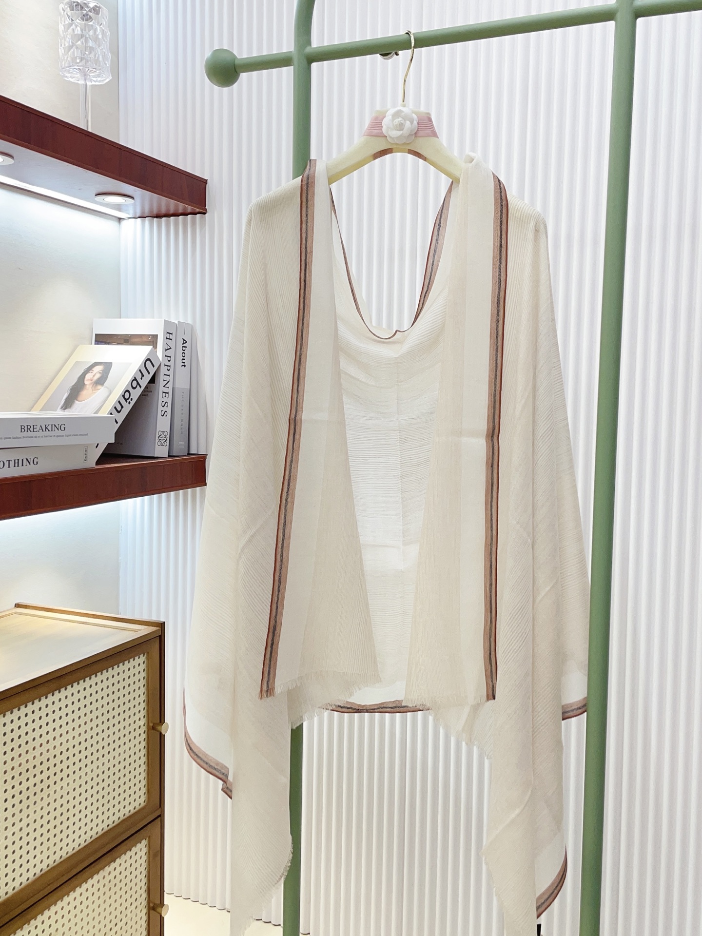 ✨✨【LP格纯色竖条纹长巾】‼️♨️高尖端产物⚠️重磅呈现 ，绝无仅有 史无前例 100%纯山羊绒 手感