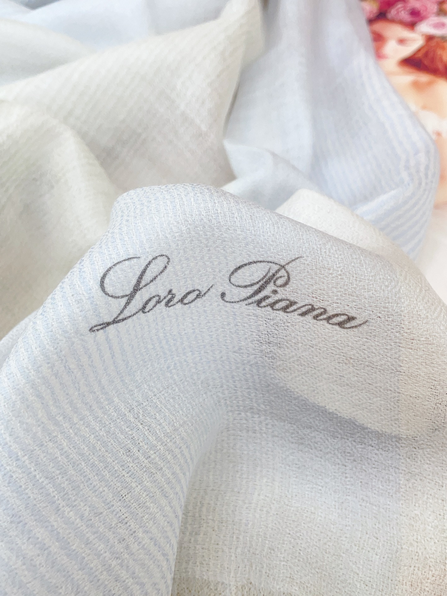 ✨✨【LP格纯色竖条纹长巾】‼️♨️高尖端产物⚠️重磅呈现 ，绝无仅有 史无前例 100%纯山羊绒 手感