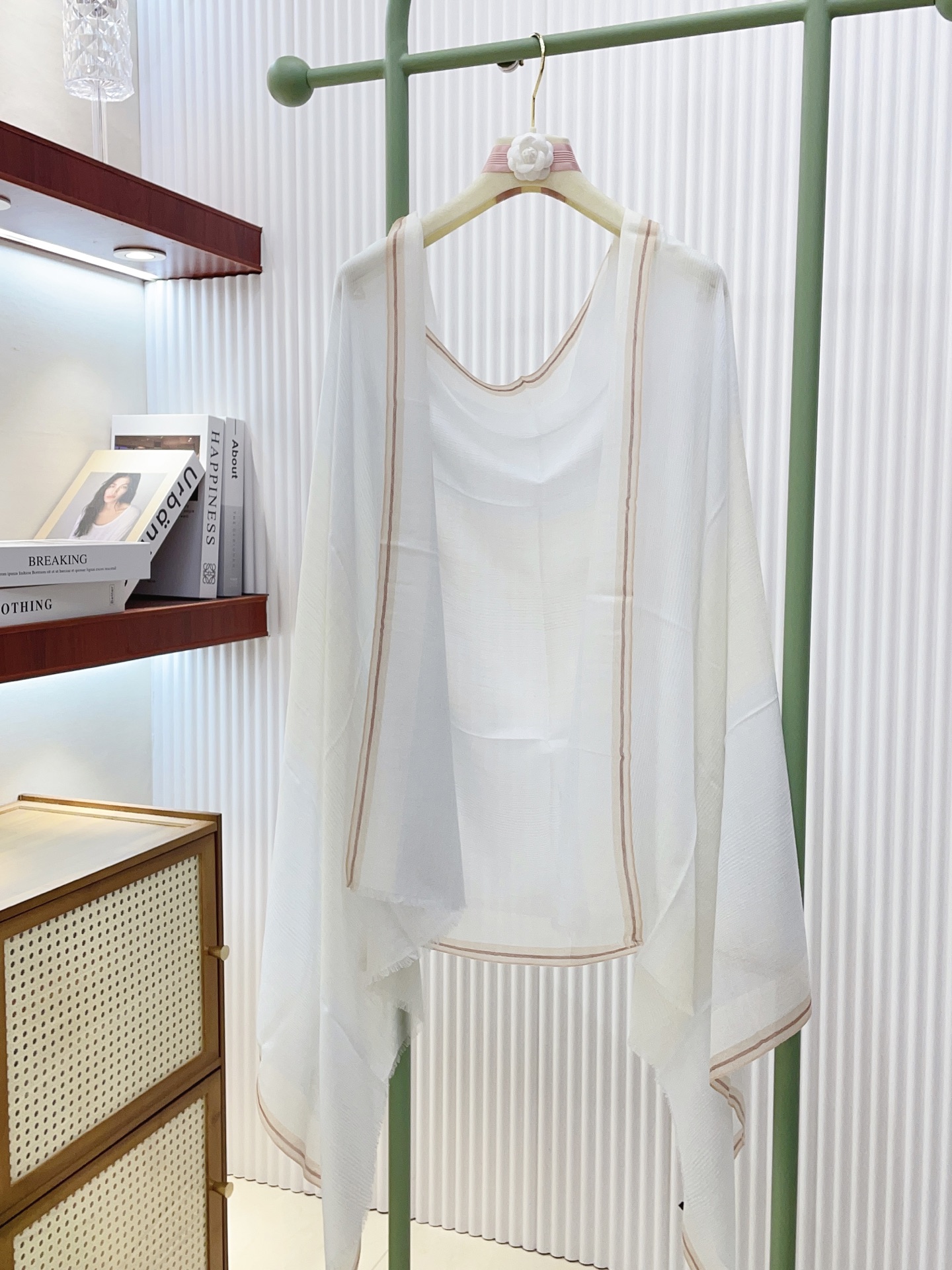 ✨✨【LP格纯色竖条纹长巾】‼️♨️高尖端产物⚠️重磅呈现 ，绝无仅有 史无前例 100%纯山羊绒 手感