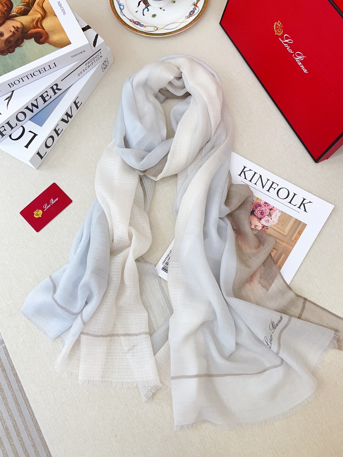 ✨✨【LP纯色条边长巾】‼️♨️高尖端产物⚠️重磅呈现 ，绝无仅有 史无前例 100%纯山羊绒 手感好到