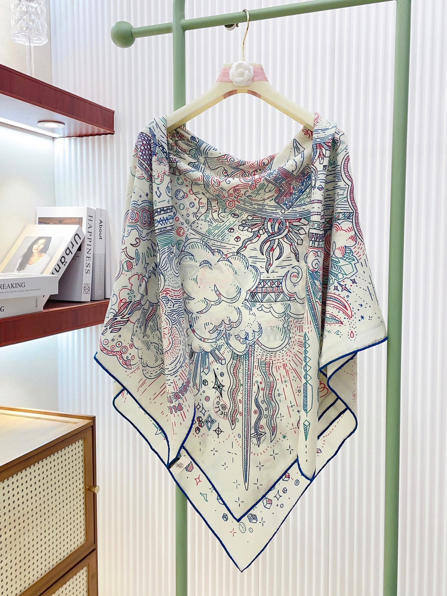 ✨✨【双面同色 丝毛款】H家羊绒新款 买了都说好看‼️推荐💕【正在接通中 140】羊绒方巾‼️H家ZG爆