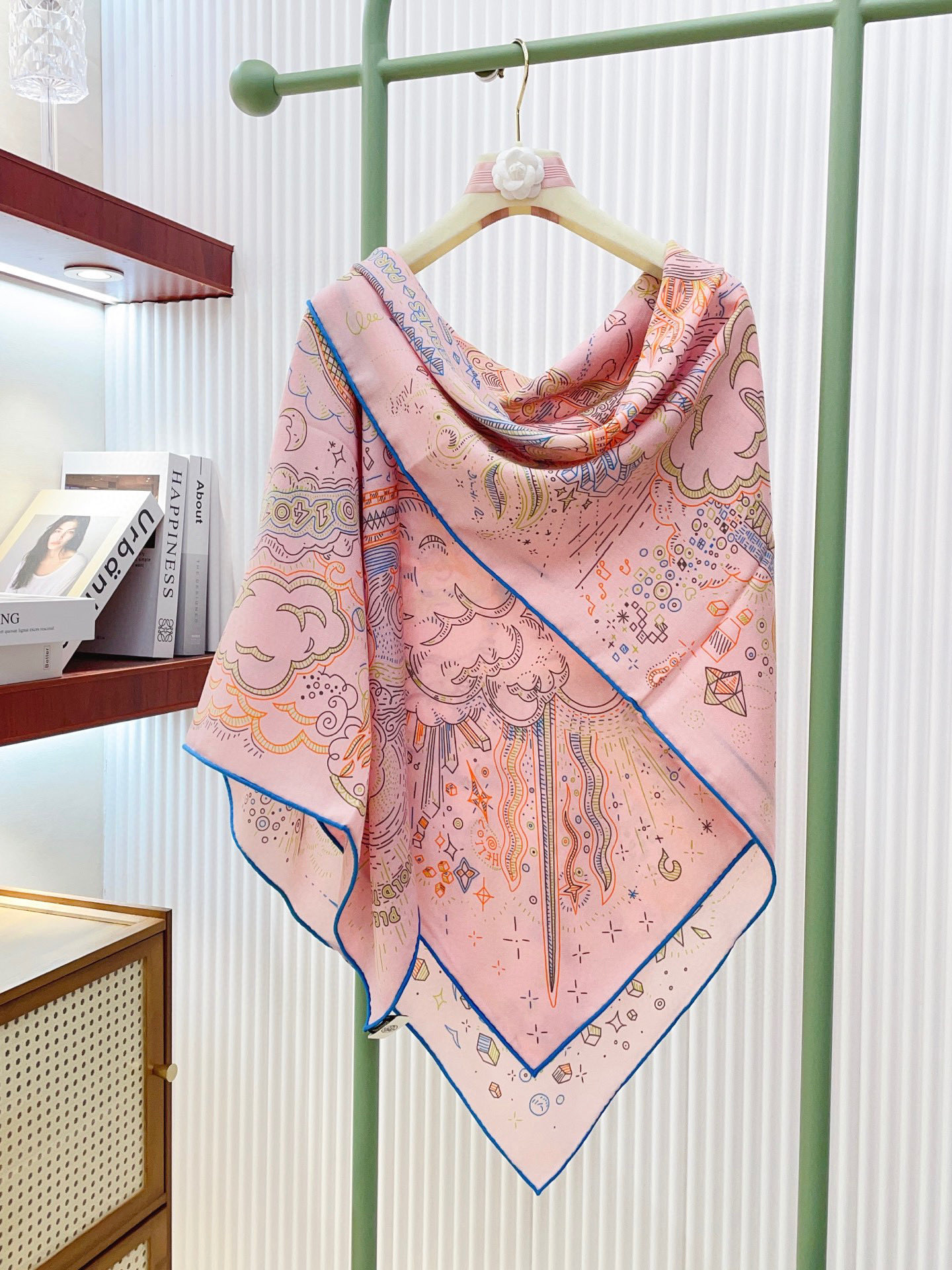 ✨✨【双面同色 丝毛款】H家羊绒新款 买了都说好看‼️推荐💕【正在接通中 140】羊绒方巾‼️H家ZG爆