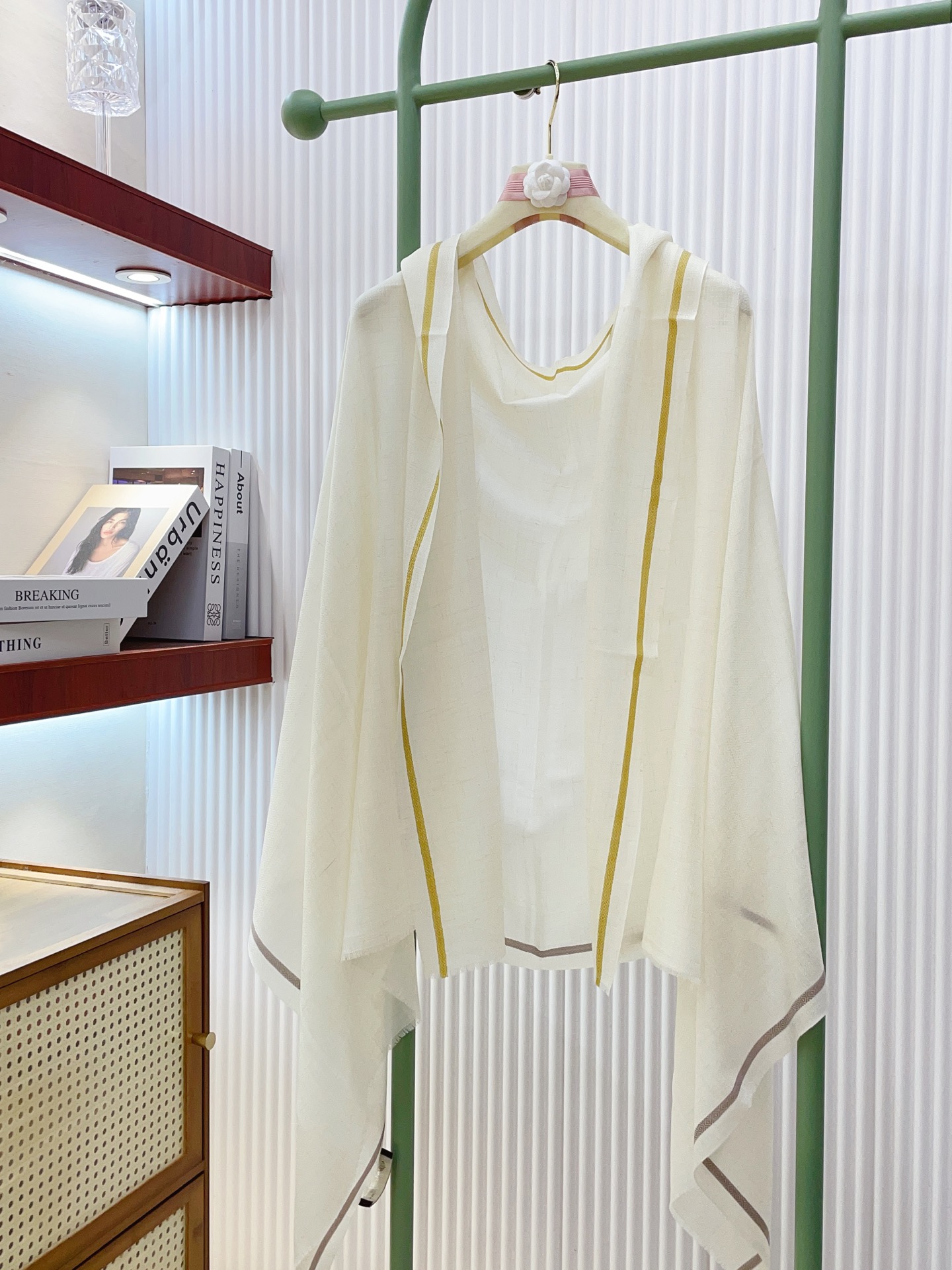 ✨✨【LP格纯色竖条纹长巾】‼️♨️高尖端产物⚠️重磅呈现 ，绝无仅有 史无前例 100%纯山羊绒 手感