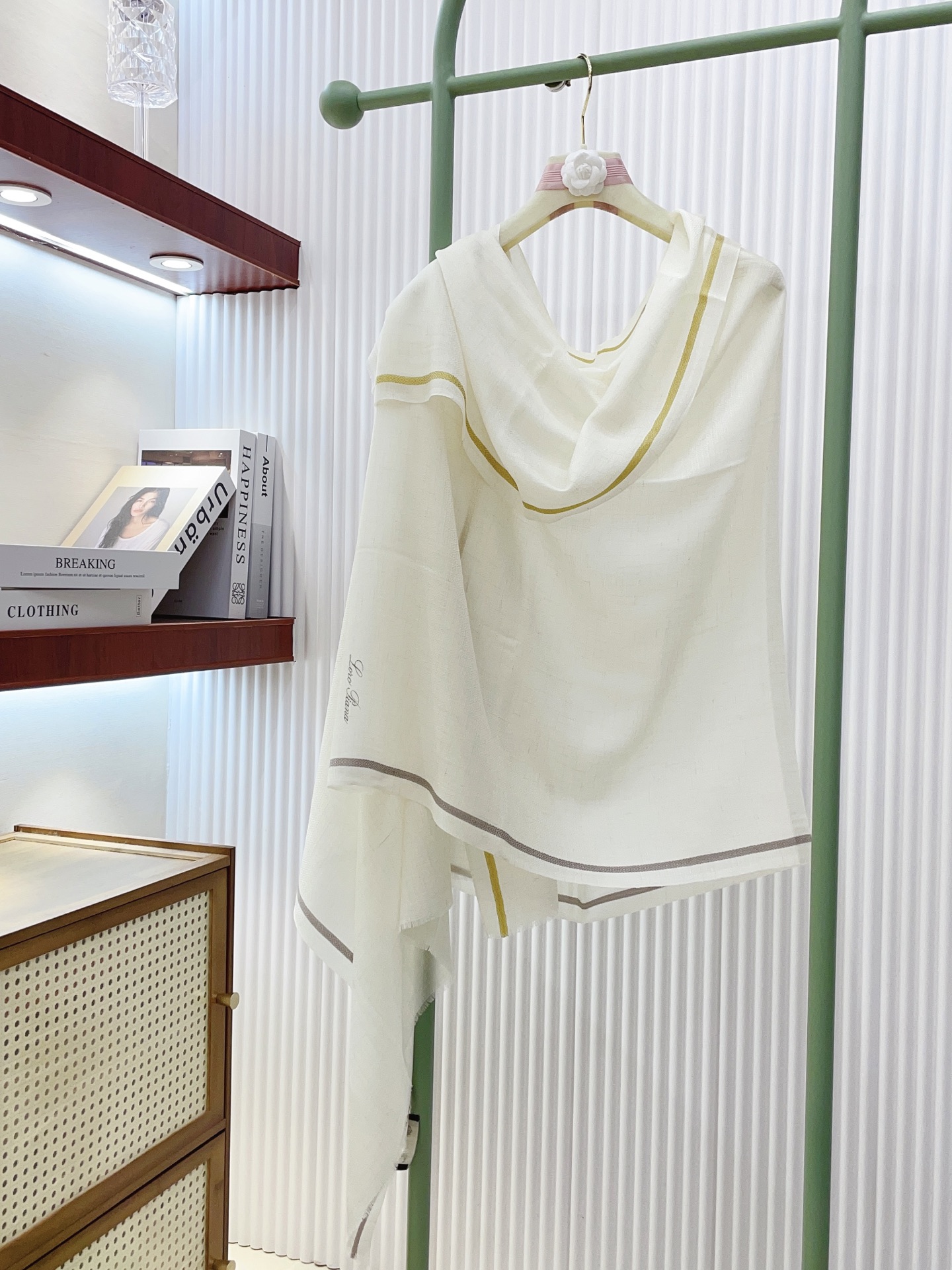 ✨✨【LP格纯色竖条纹长巾】‼️♨️高尖端产物⚠️重磅呈现 ，绝无仅有 史无前例 100%纯山羊绒 手感