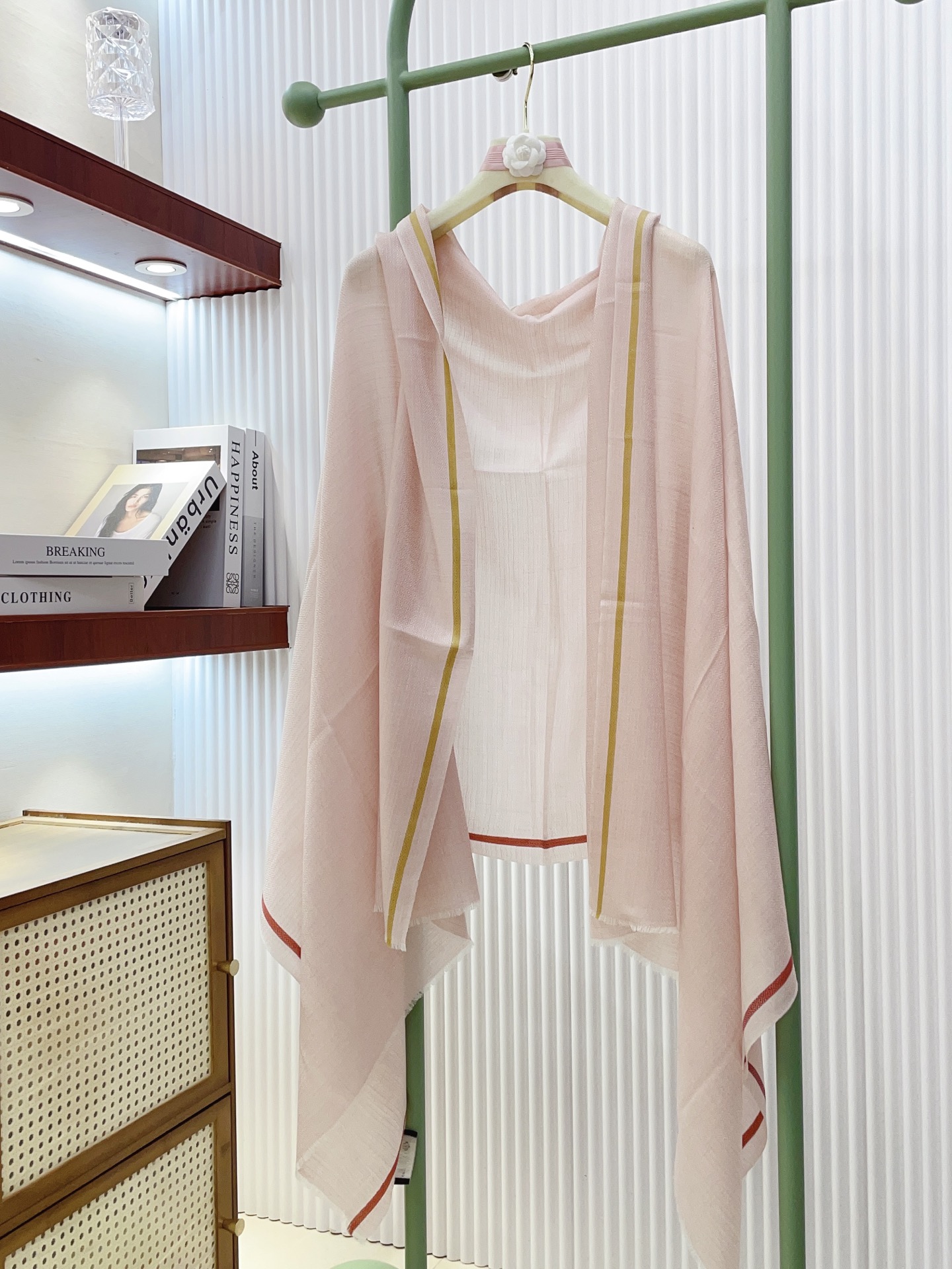 ✨✨【LP格纯色竖条纹长巾】‼️♨️高尖端产物⚠️重磅呈现 ，绝无仅有 史无前例 100%纯山羊绒 手感