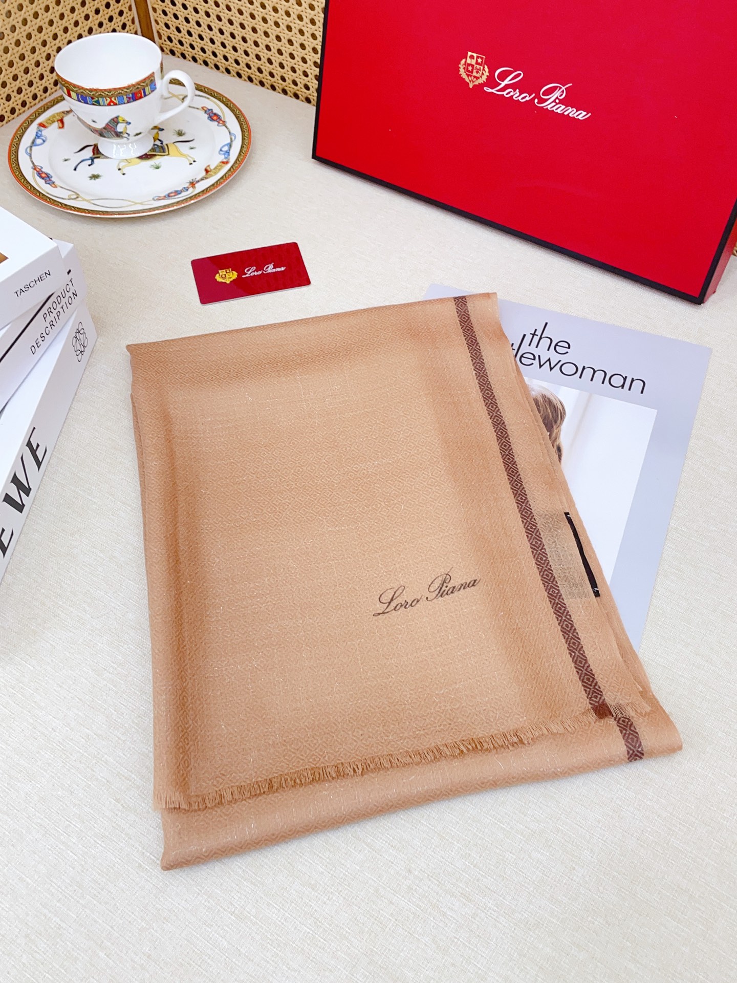 ✨✨【LP格纯色竖条纹长巾】‼️♨️高尖端产物⚠️重磅呈现 ，绝无仅有 史无前例 100%纯山羊绒 手感