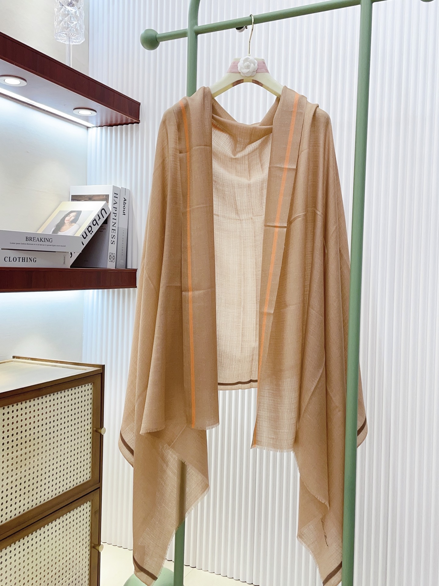 ✨✨【LP格纯色竖条纹长巾】‼️♨️高尖端产物⚠️重磅呈现 ，绝无仅有 史无前例 100%纯山羊绒 手感