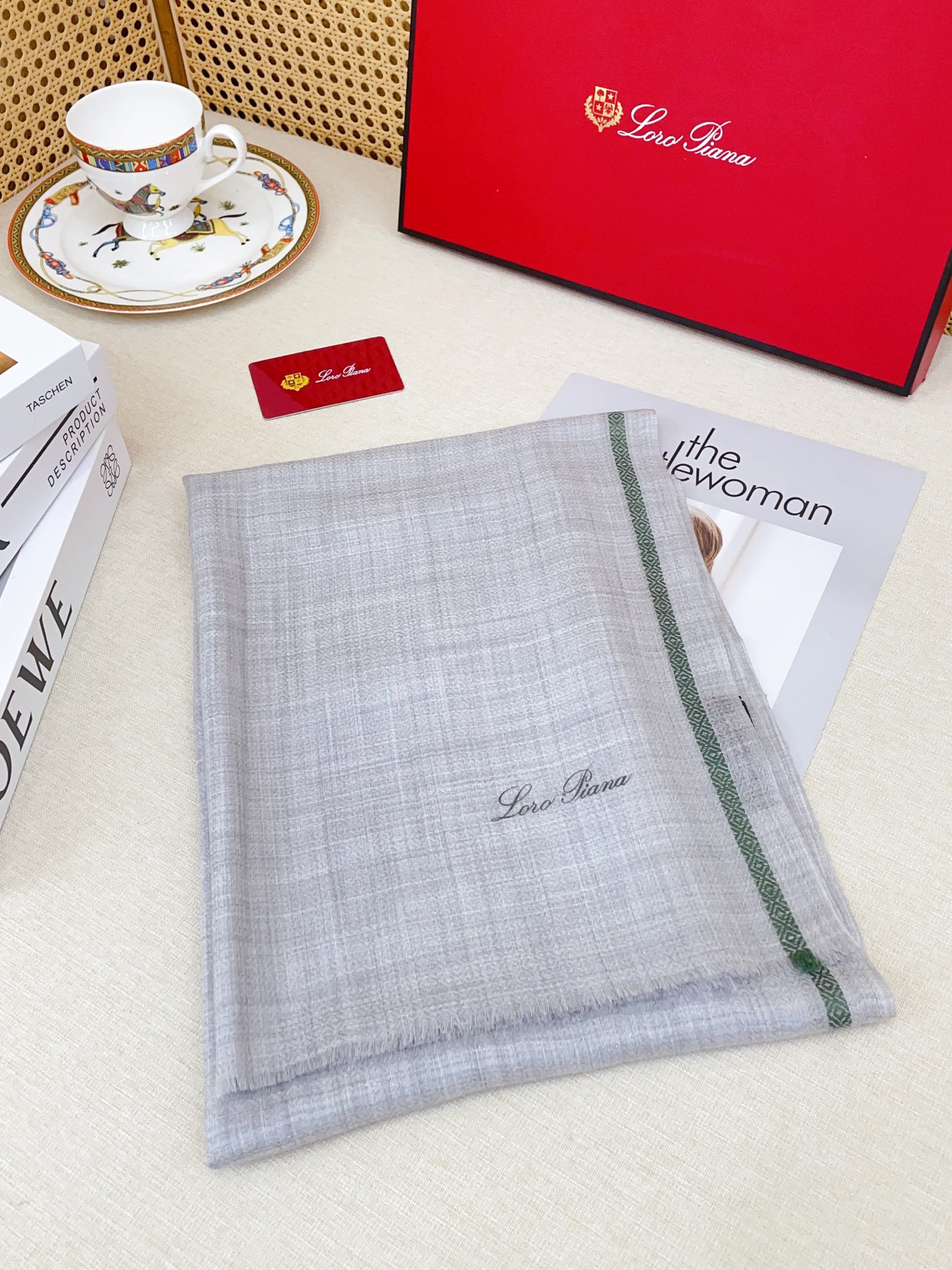 ✨✨【LP格纯色竖条纹长巾】‼️♨️高尖端产物⚠️重磅呈现 ，绝无仅有 史无前例 100%纯山羊绒 手感