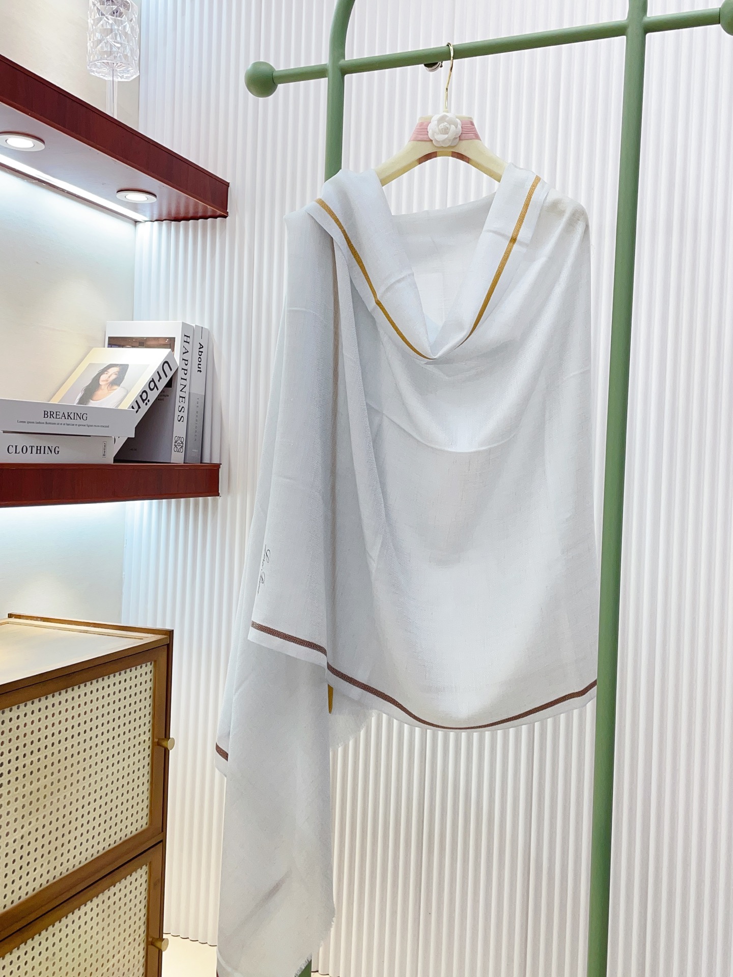 ✨✨【LP格纯色竖条纹长巾】‼️♨️高尖端产物⚠️重磅呈现 ，绝无仅有 史无前例 100%纯山羊绒 手感