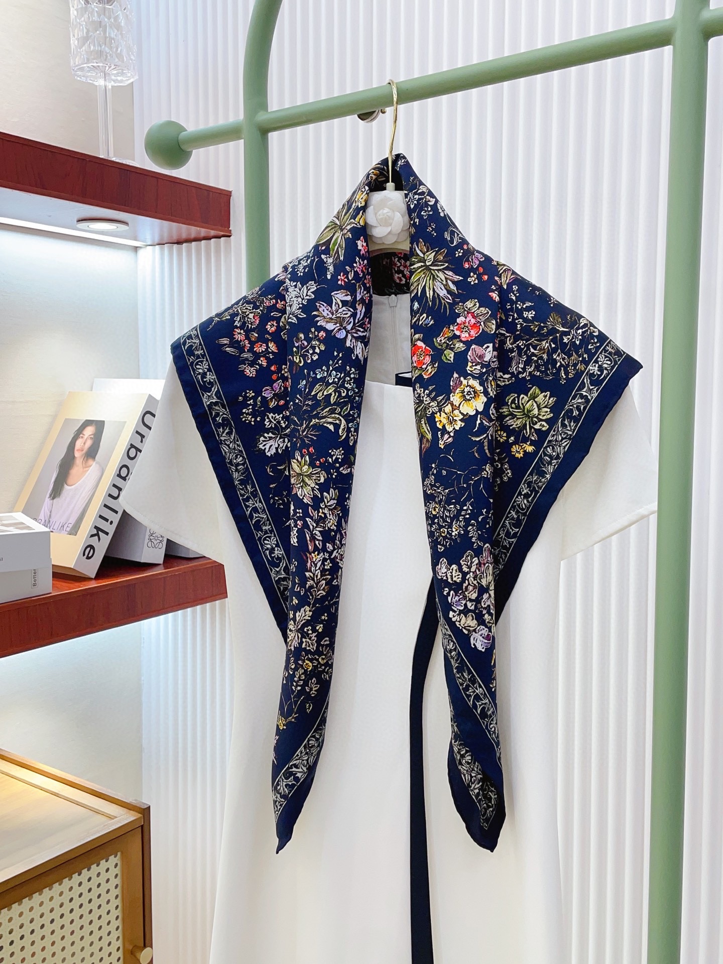 ✨✨【18姆米 双面同色】高级感爆棚❗️CD【森林公园 90】高级时髦风‼️配色非常考究，图案匠心，上身