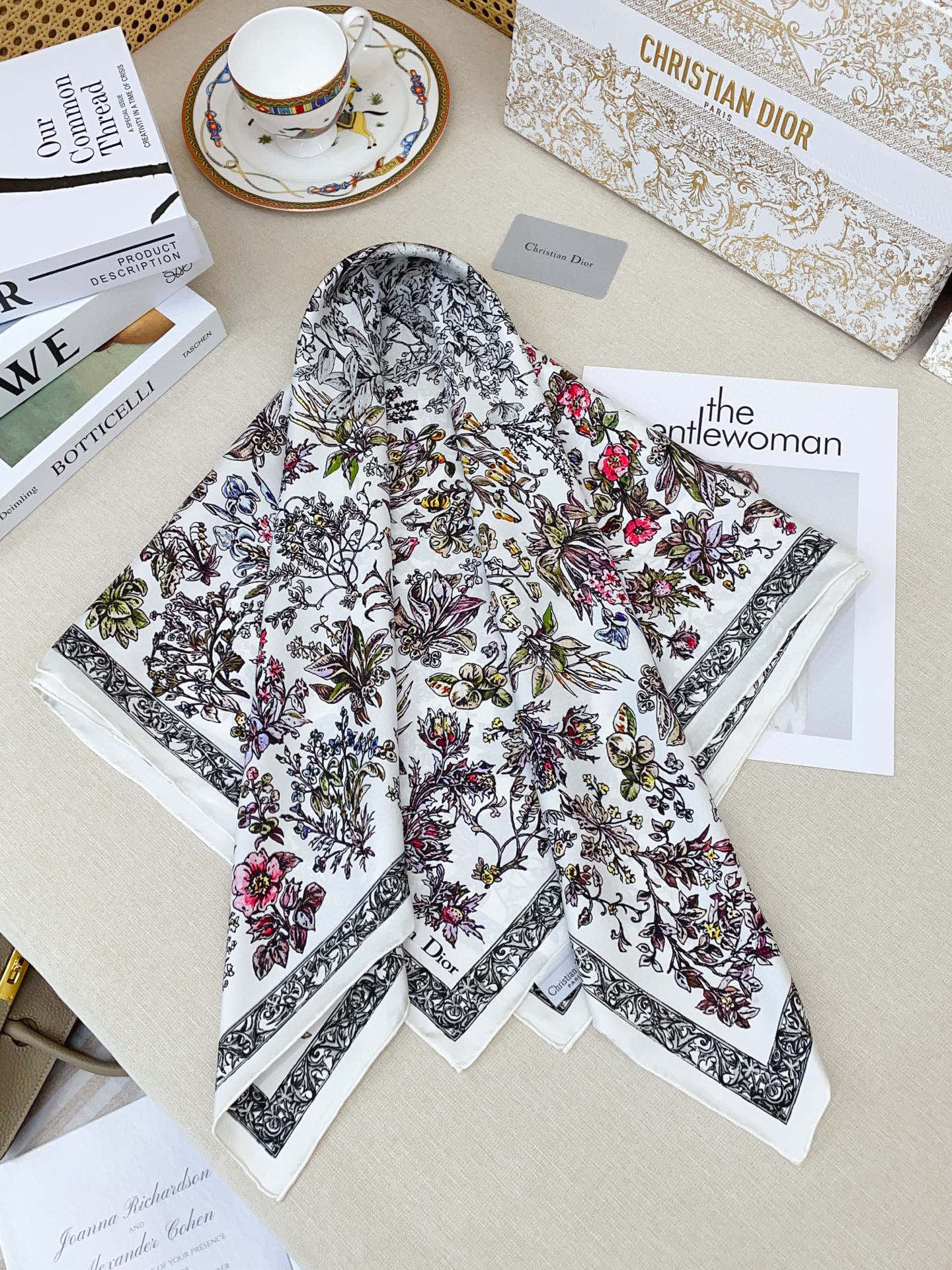 ✨✨【18姆米 双面同色】高级感爆棚❗️CD【森林公园 90】高级时髦风‼️配色非常考究，图案匠心，上身