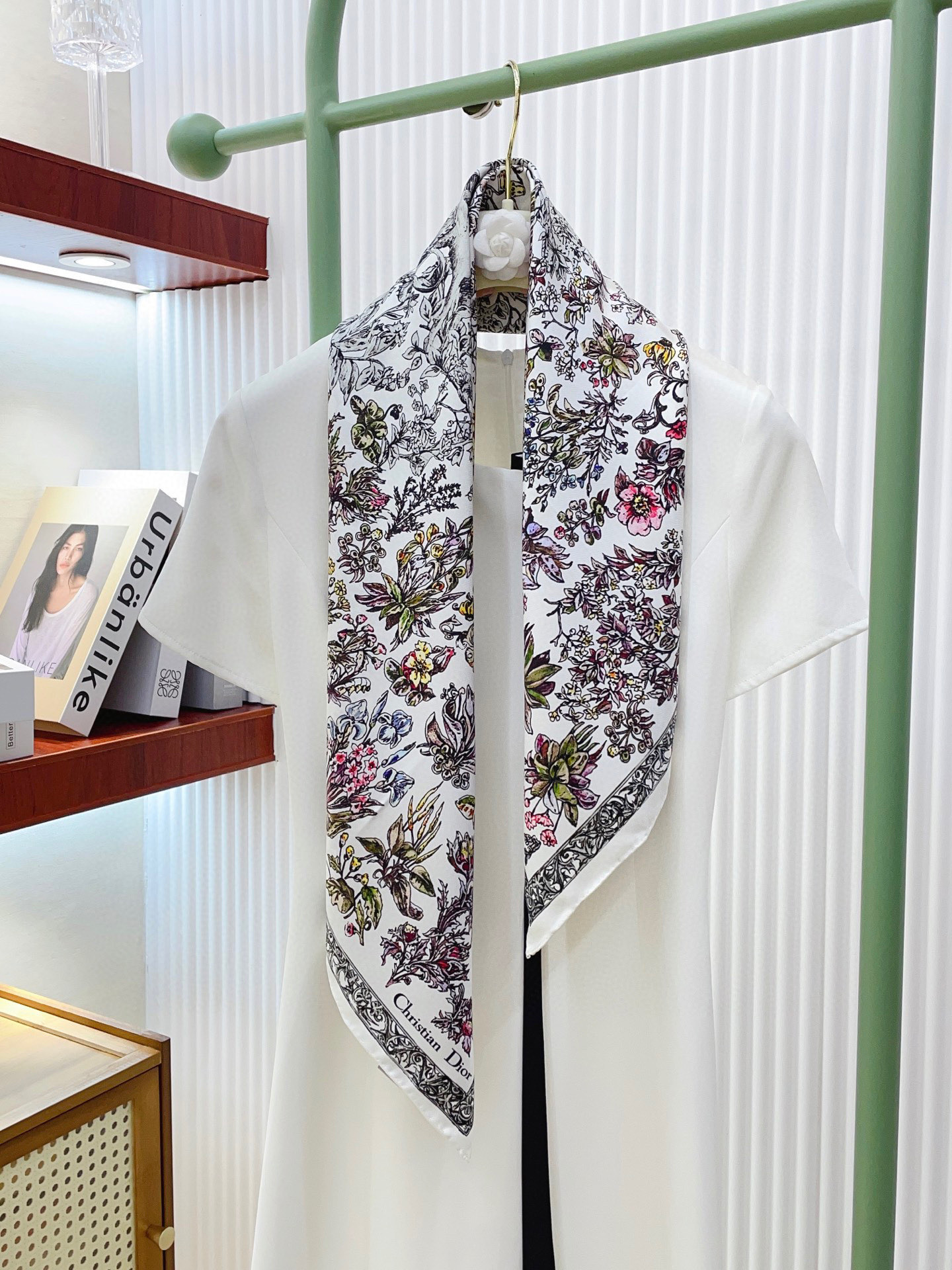 ✨✨【18姆米 双面同色】高级感爆棚❗️CD【森林公园 90】高级时髦风‼️配色非常考究，图案匠心，上身