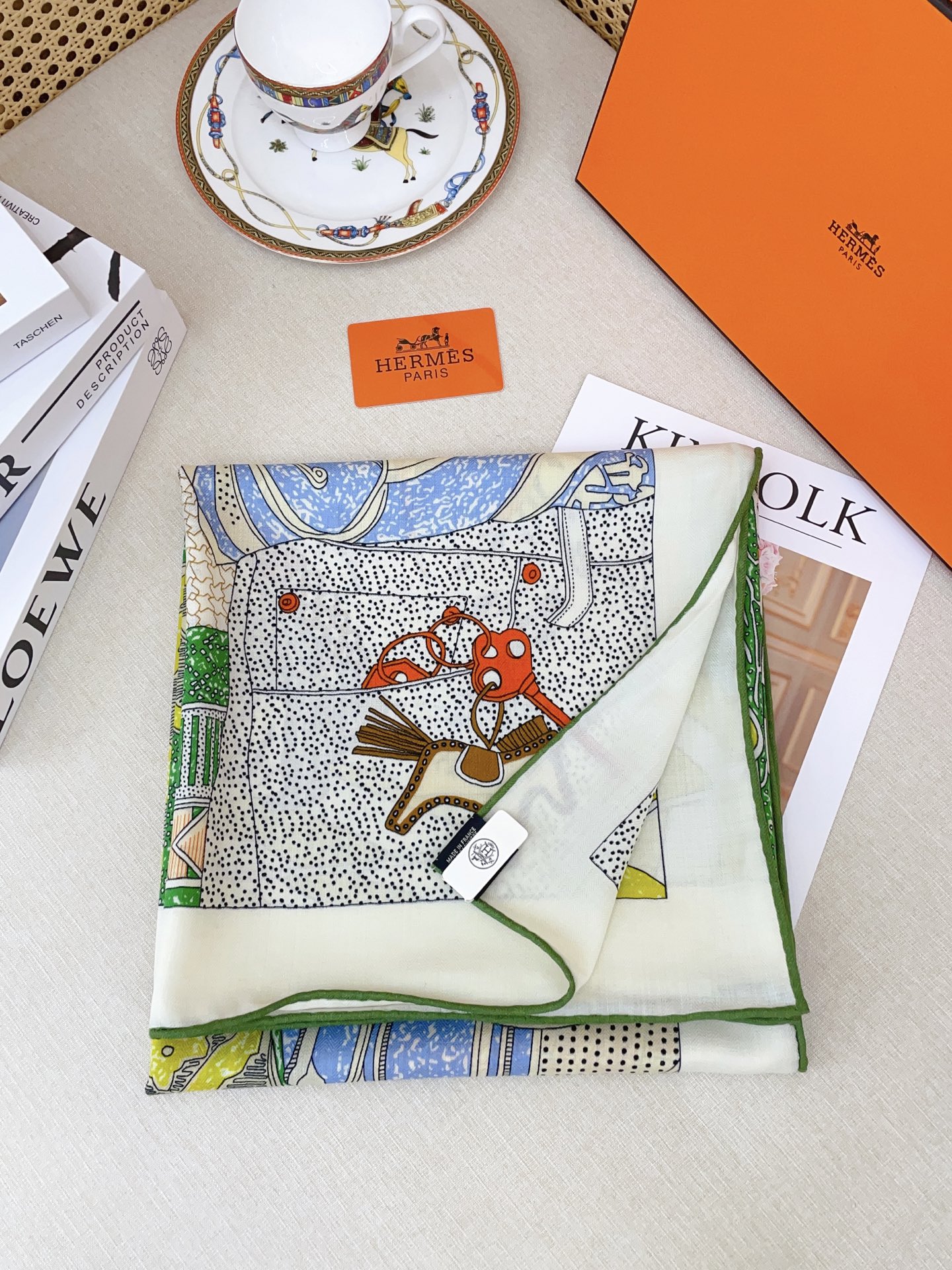 ✨✨【双面同色 丝毛款】H家羊绒新款 买了都说好看‼️推荐💕【爱马仕之约 140】羊绒方巾‼️H家ZG爆