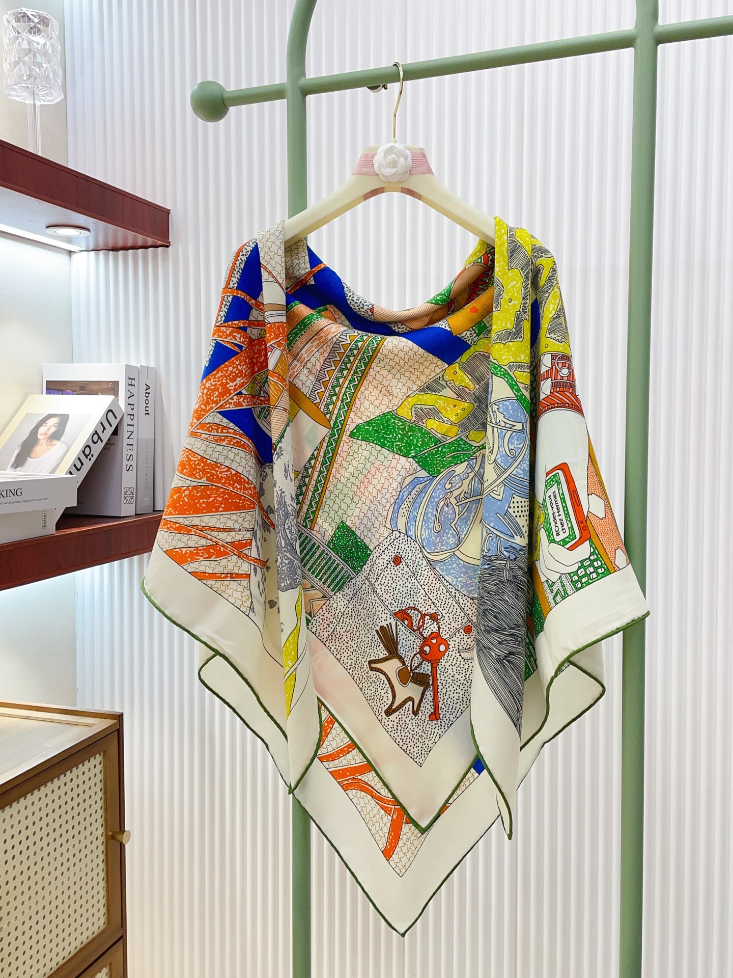 ✨✨【双面同色 丝毛款】H家羊绒新款 买了都说好看‼️推荐💕【爱马仕之约 140】羊绒方巾‼️H家ZG爆