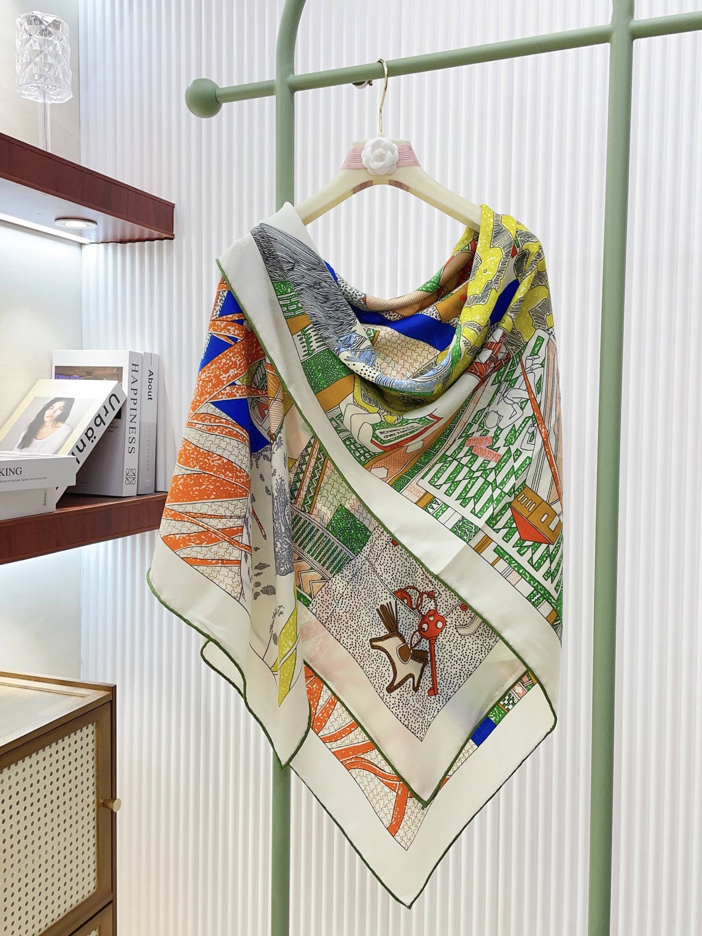 ✨✨【双面同色 丝毛款】H家羊绒新款 买了都说好看‼️推荐💕【爱马仕之约 140】羊绒方巾‼️H家ZG爆