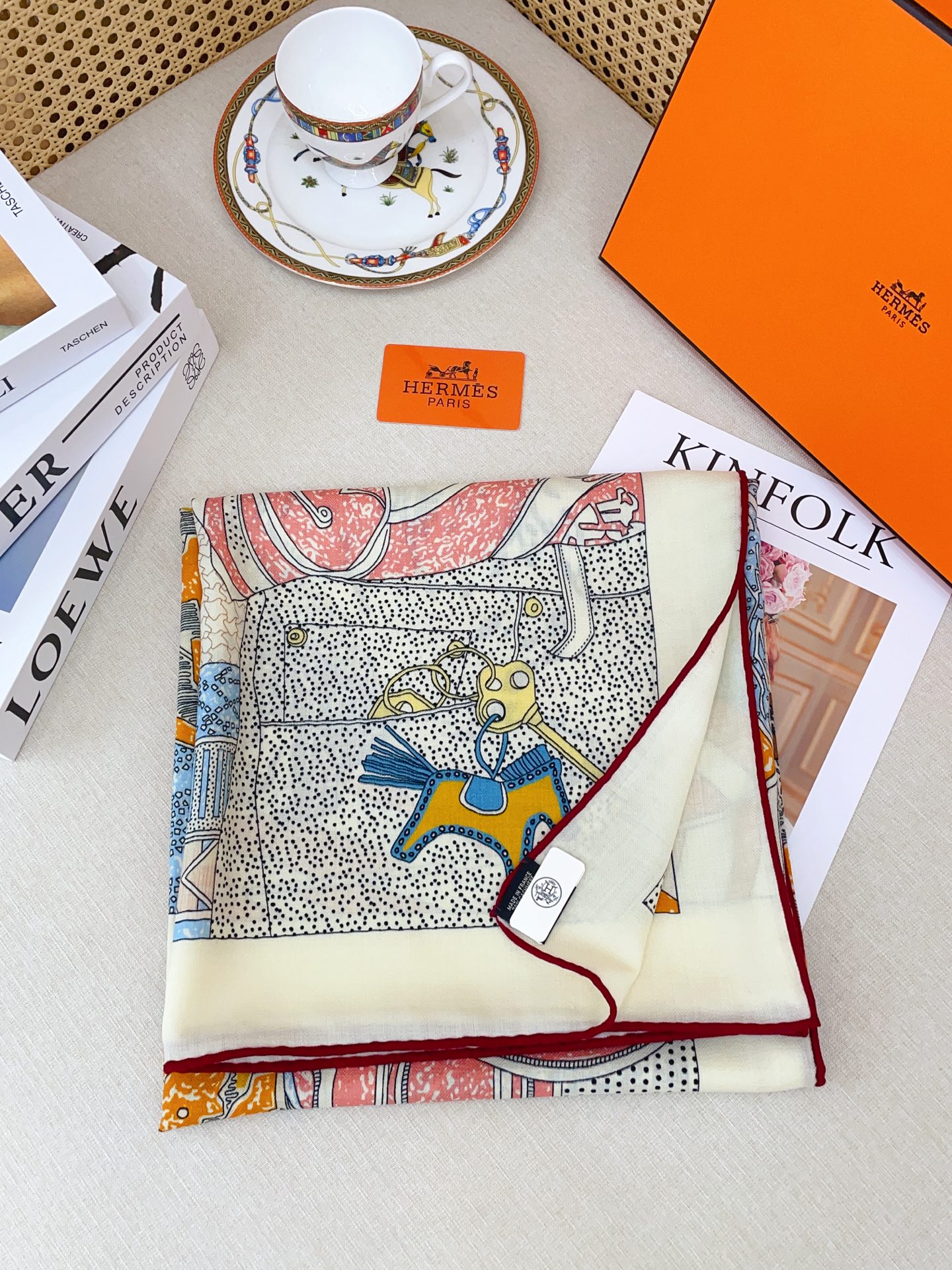 ✨✨【双面同色 丝毛款】H家羊绒新款 买了都说好看‼️推荐💕【爱马仕之约 140】羊绒方巾‼️H家ZG爆